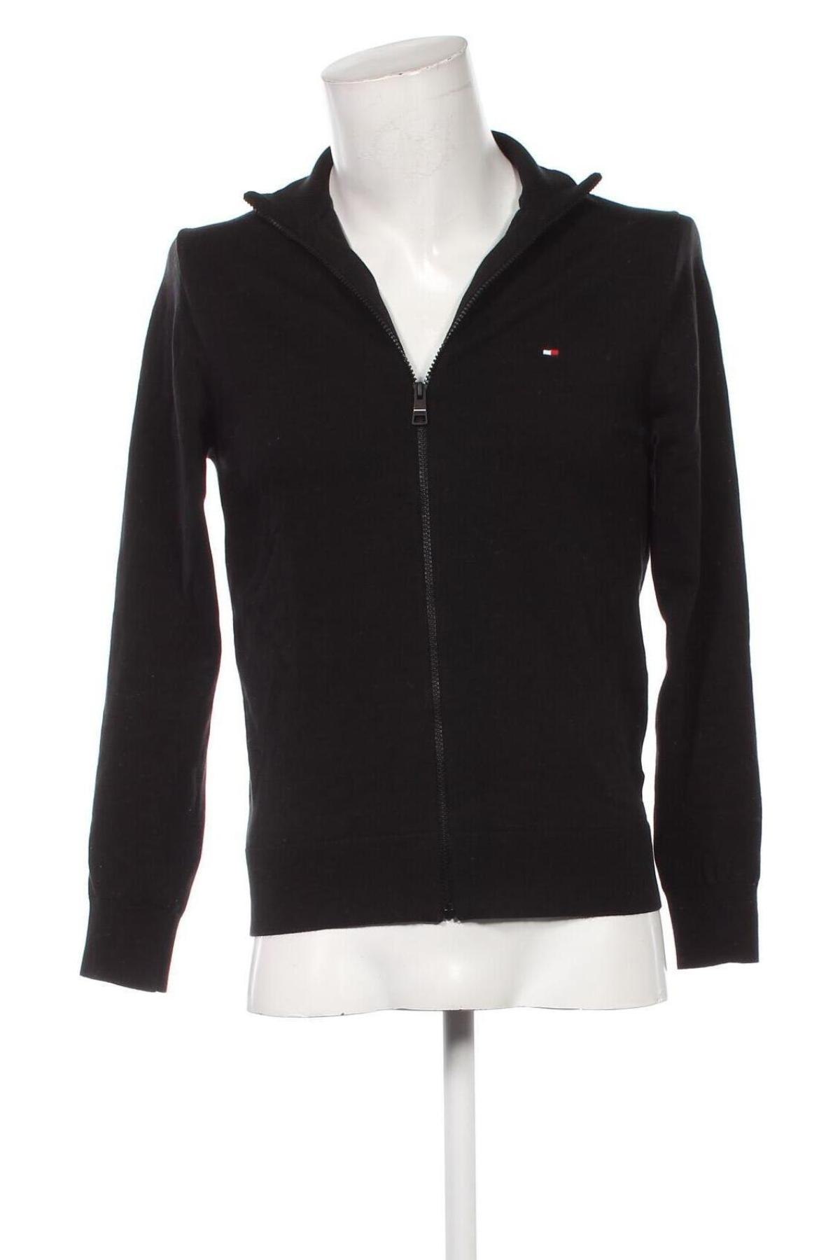 Jachetă tricotată de bărbați Tommy Hilfiger, Mărime S, Culoare Negru, Preț 466,99 Lei