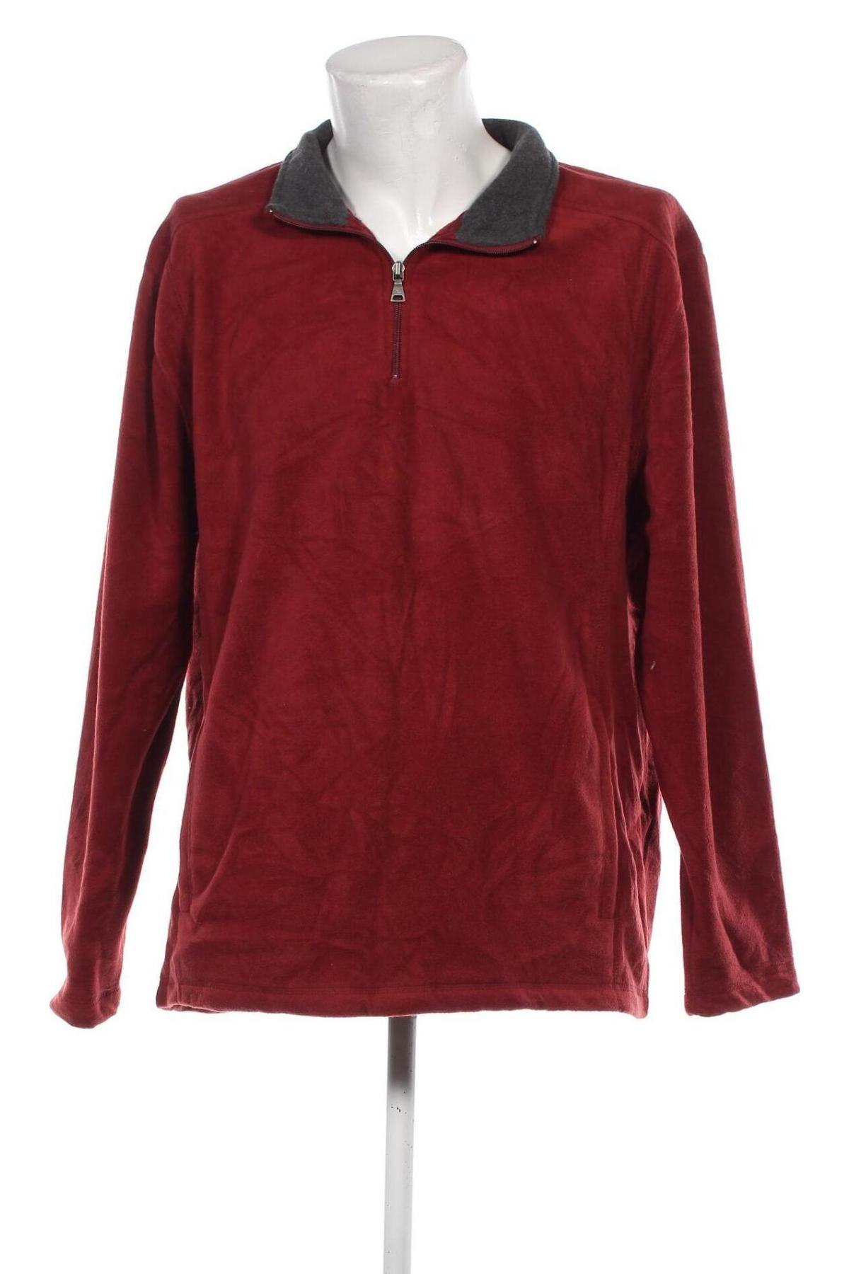 Herren Fleece Shirt St. John's Bay, Größe XL, Farbe Rot, Preis 16,49 €