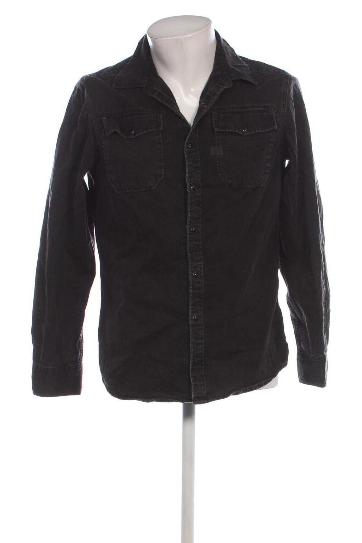 Herrenhemd G-Star Raw, Größe M, Farbe Grau, Preis 23,99 €