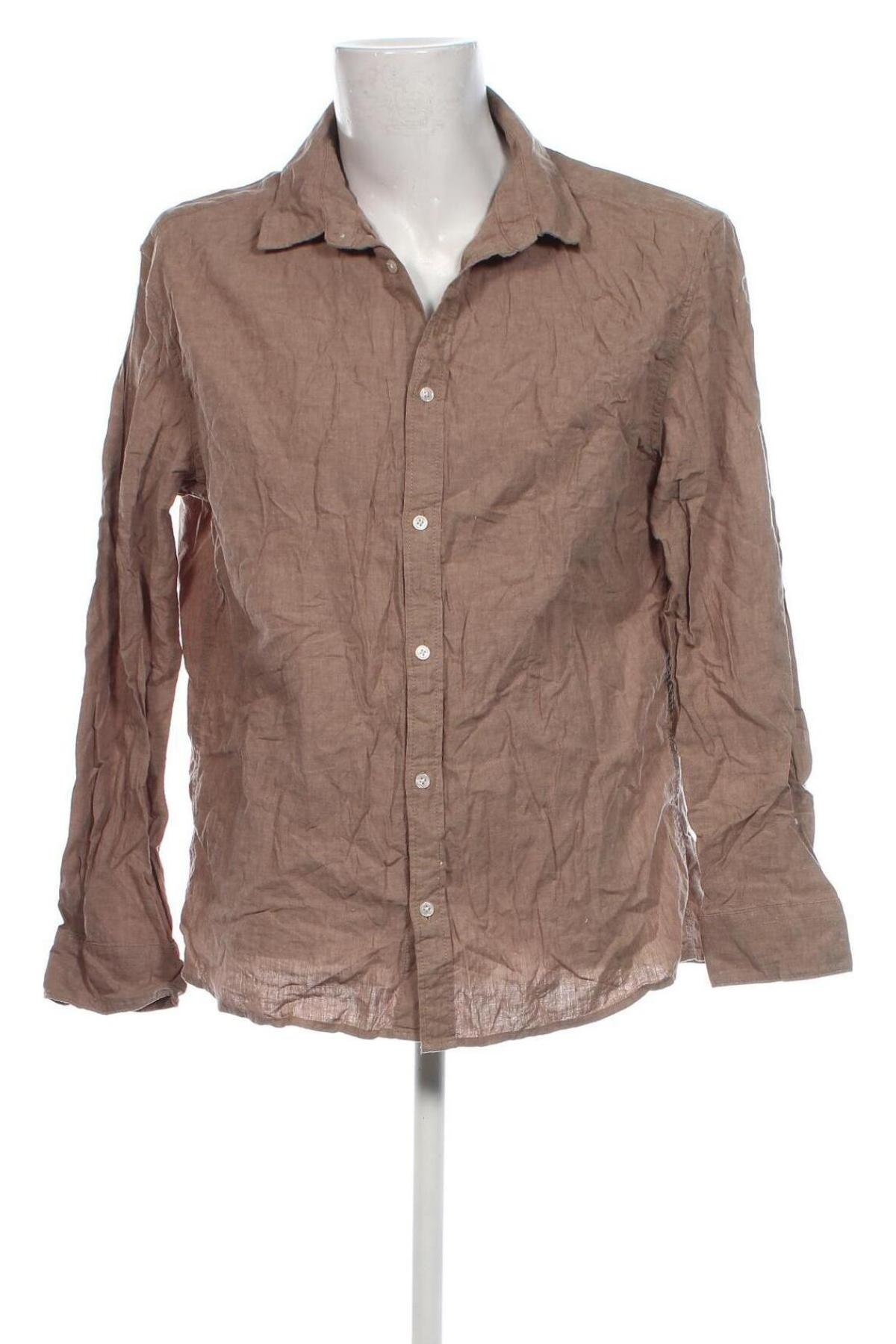 Herrenhemd H&M, Größe XL, Farbe Beige, Preis € 6,99