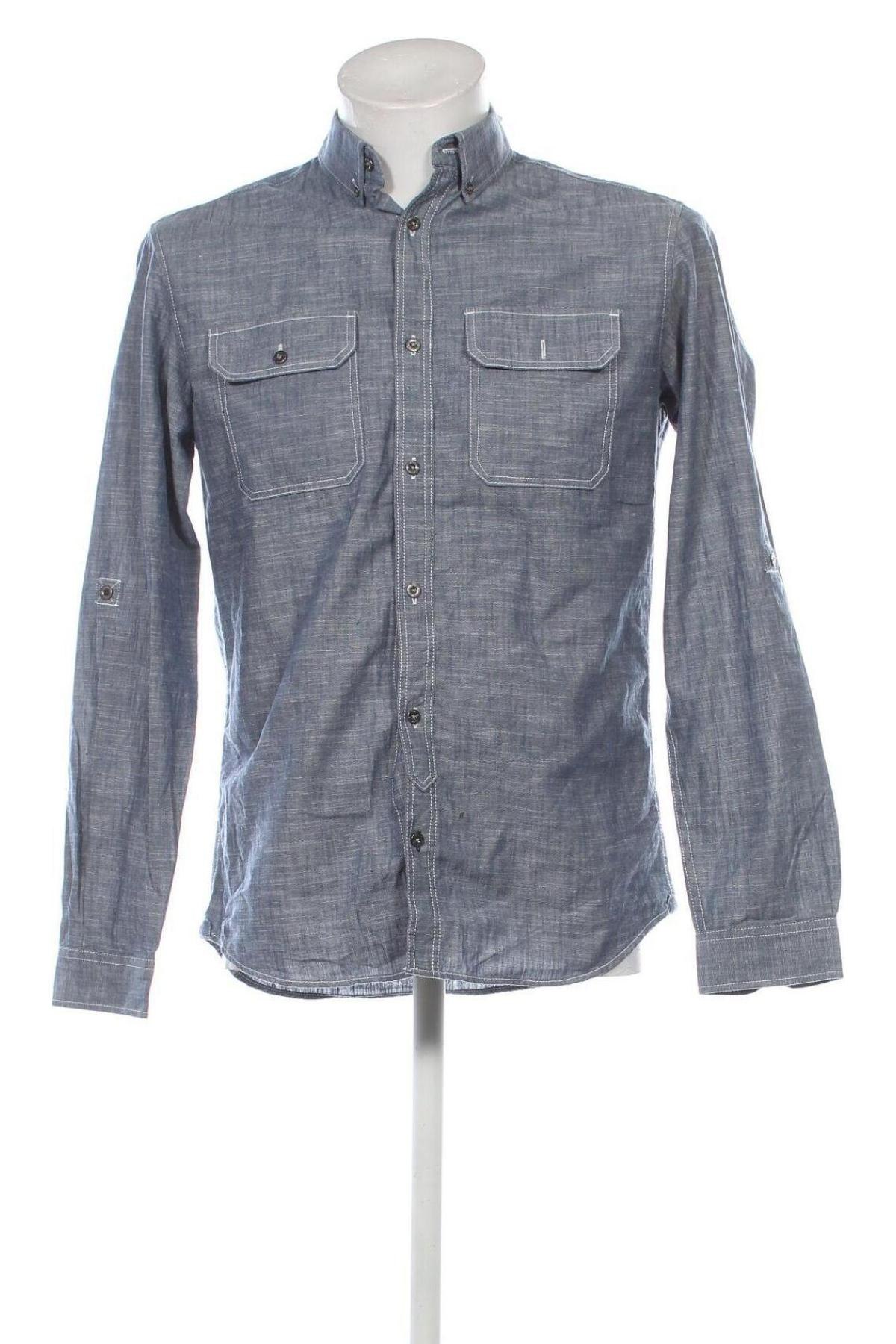 Męska koszula Jack & Jones, Rozmiar M, Kolor Niebieski, Cena 49,99 zł