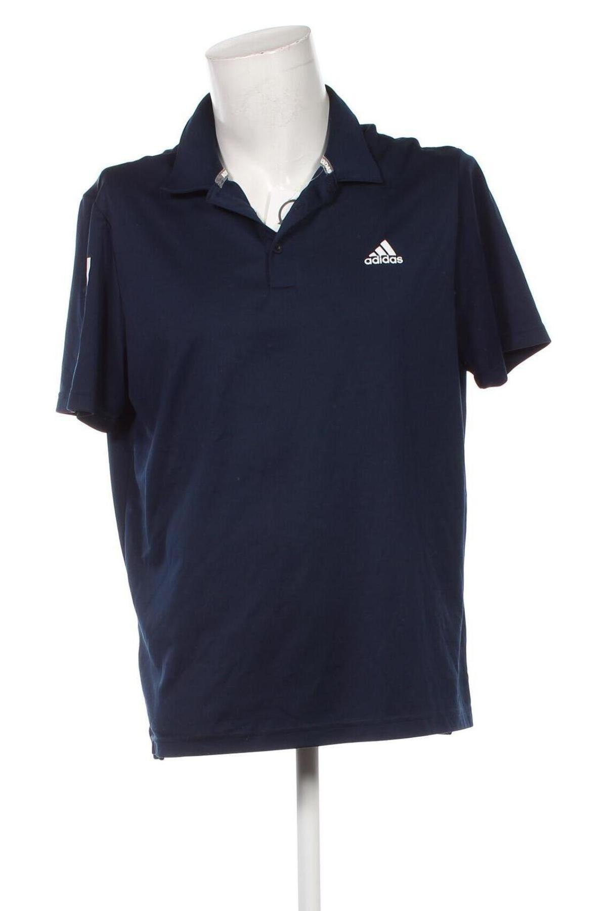 Tricou de bărbați Adidas, Mărime L, Culoare Albastru, Preț 84,99 Lei