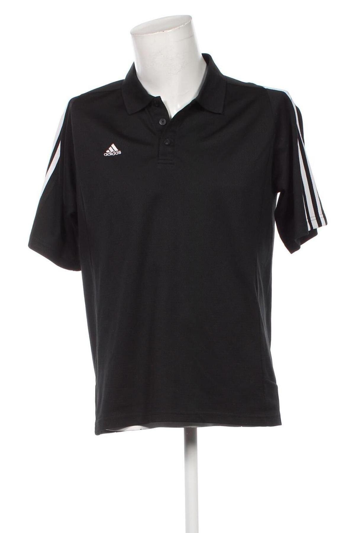 Herren T-Shirt Adidas, Größe L, Farbe Schwarz, Preis 18,49 €