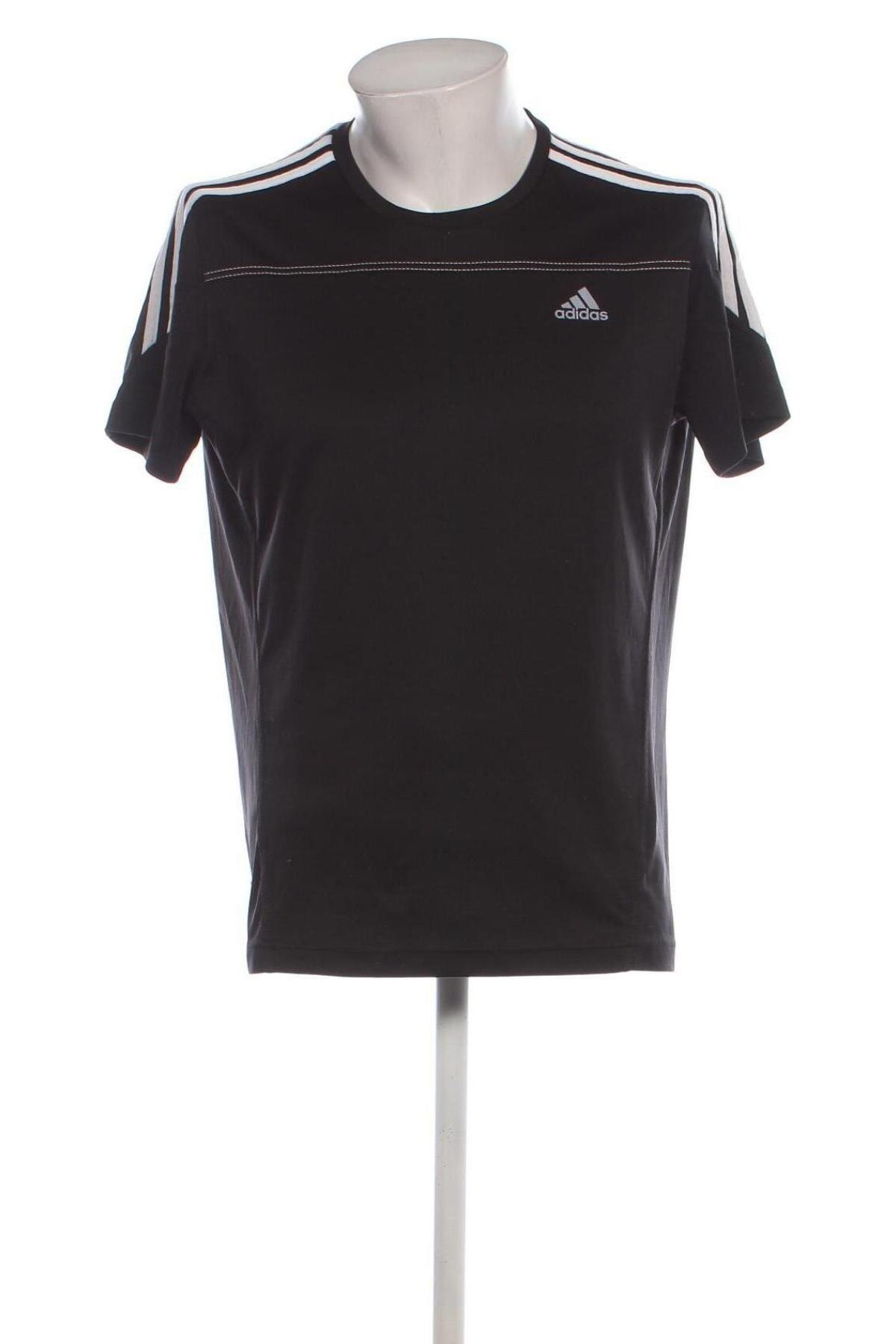 Herren T-Shirt Adidas, Größe L, Farbe Schwarz, Preis € 18,49