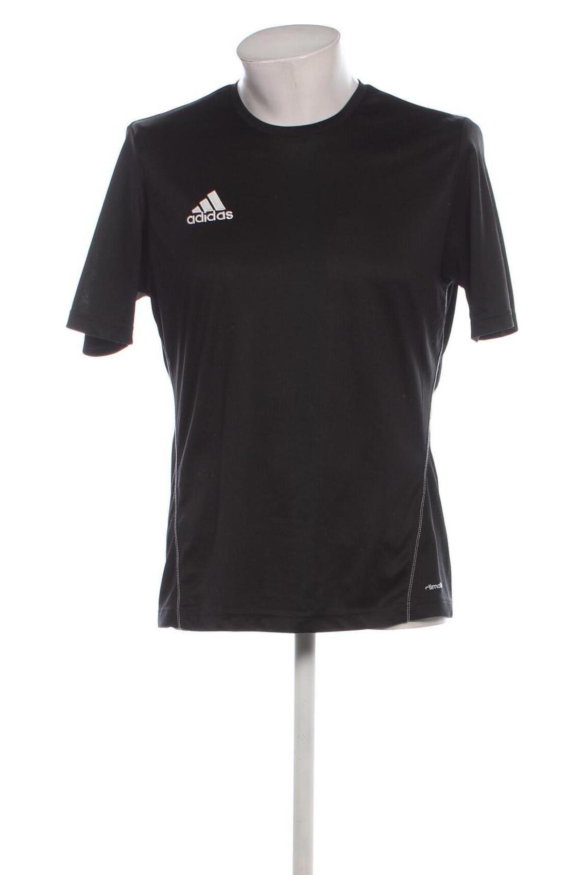 Herren T-Shirt Adidas, Größe L, Farbe Schwarz, Preis € 18,49