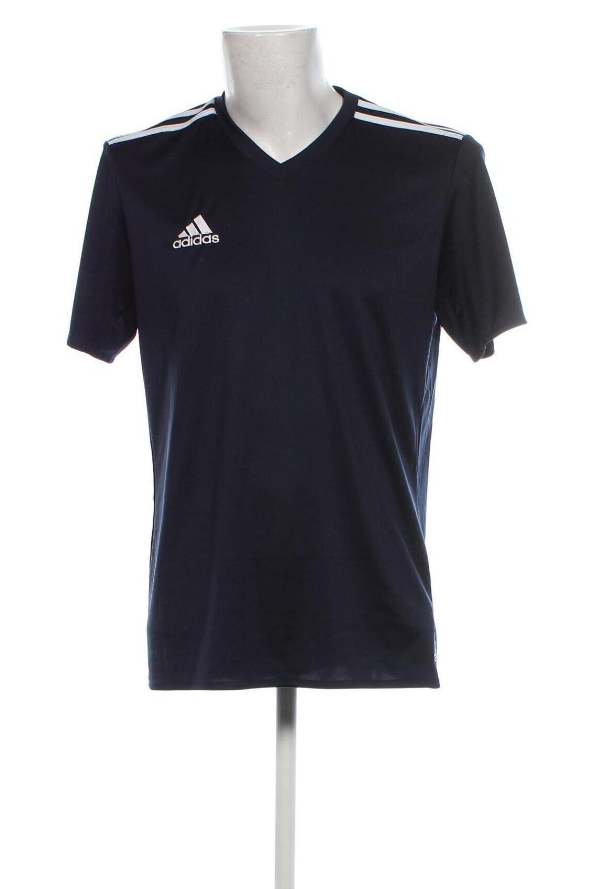 Herren T-Shirt Adidas, Größe L, Farbe Blau, Preis € 18,49