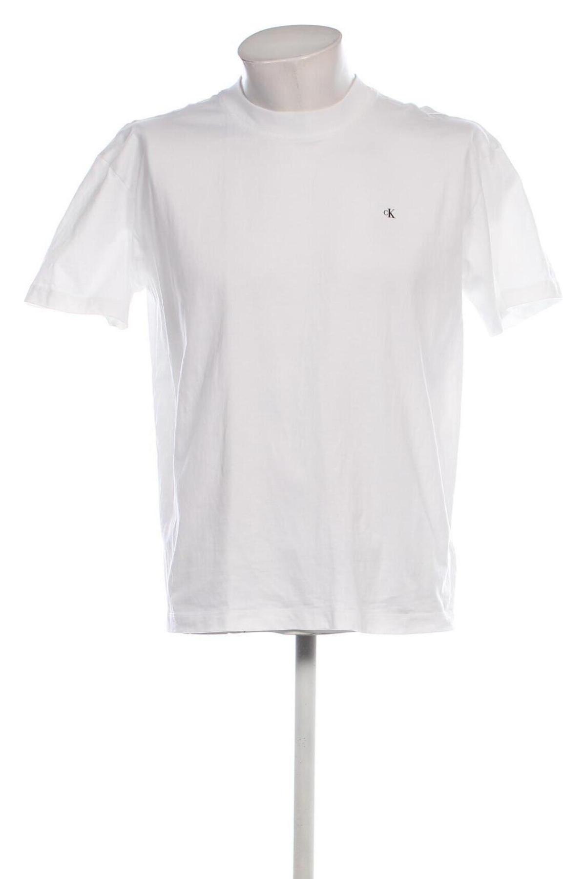 Ανδρικό t-shirt Calvin Klein Jeans, Μέγεθος S, Χρώμα Λευκό, Τιμή 30,99 €