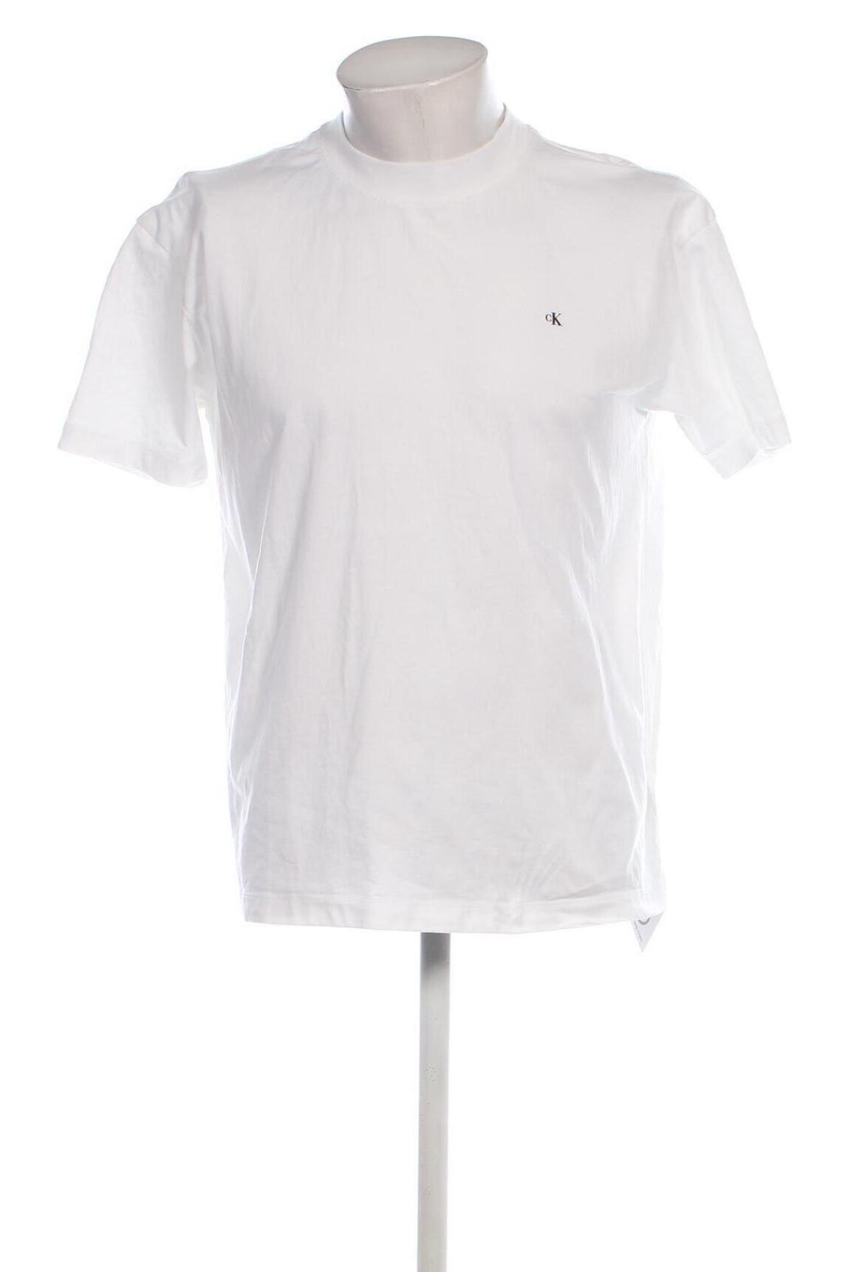 Herren T-Shirt Calvin Klein Jeans, Größe S, Farbe Weiß, Preis € 57,49