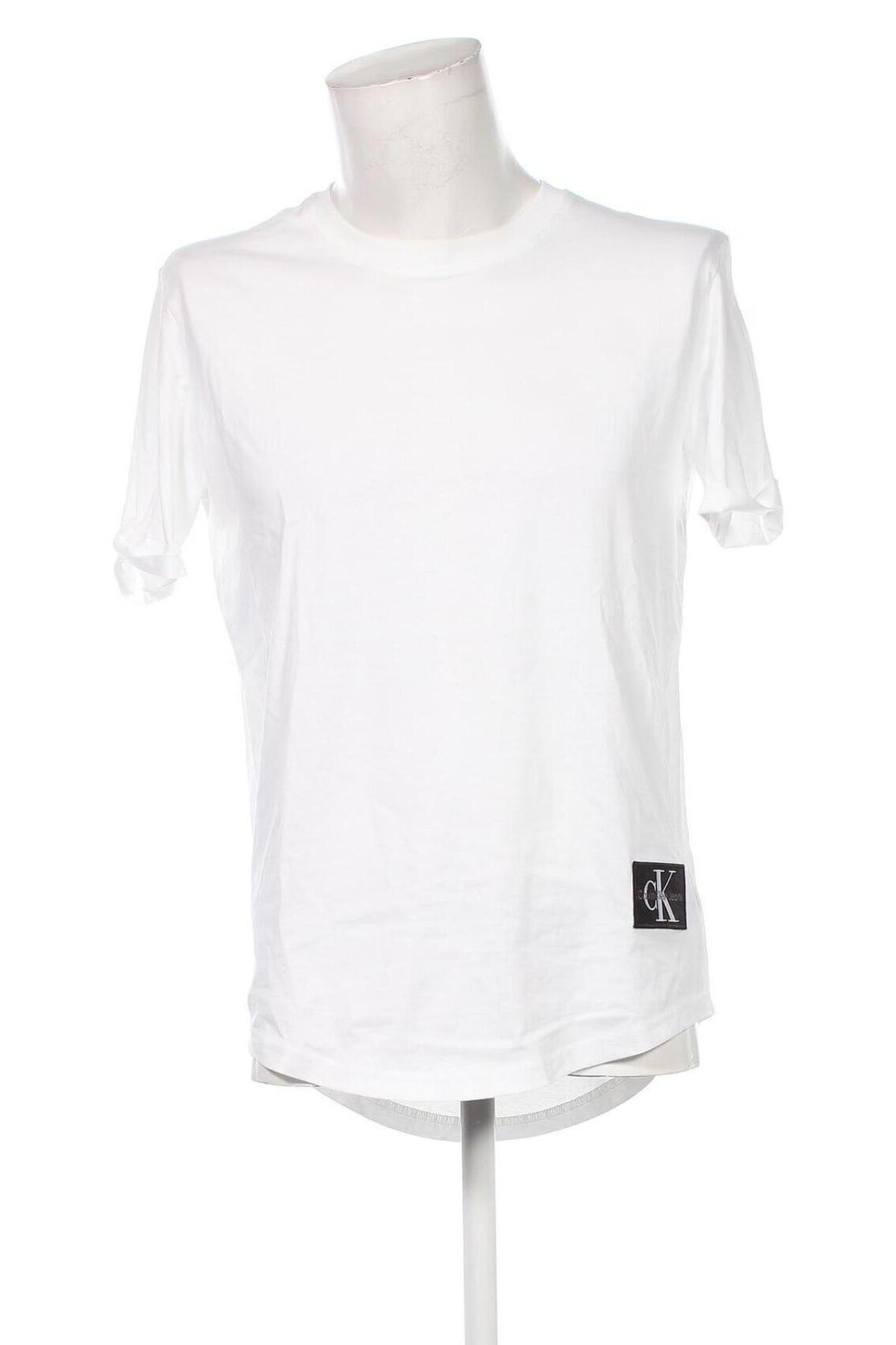 Ανδρικό t-shirt Calvin Klein Jeans, Μέγεθος M, Χρώμα Λευκό, Τιμή 50,99 €