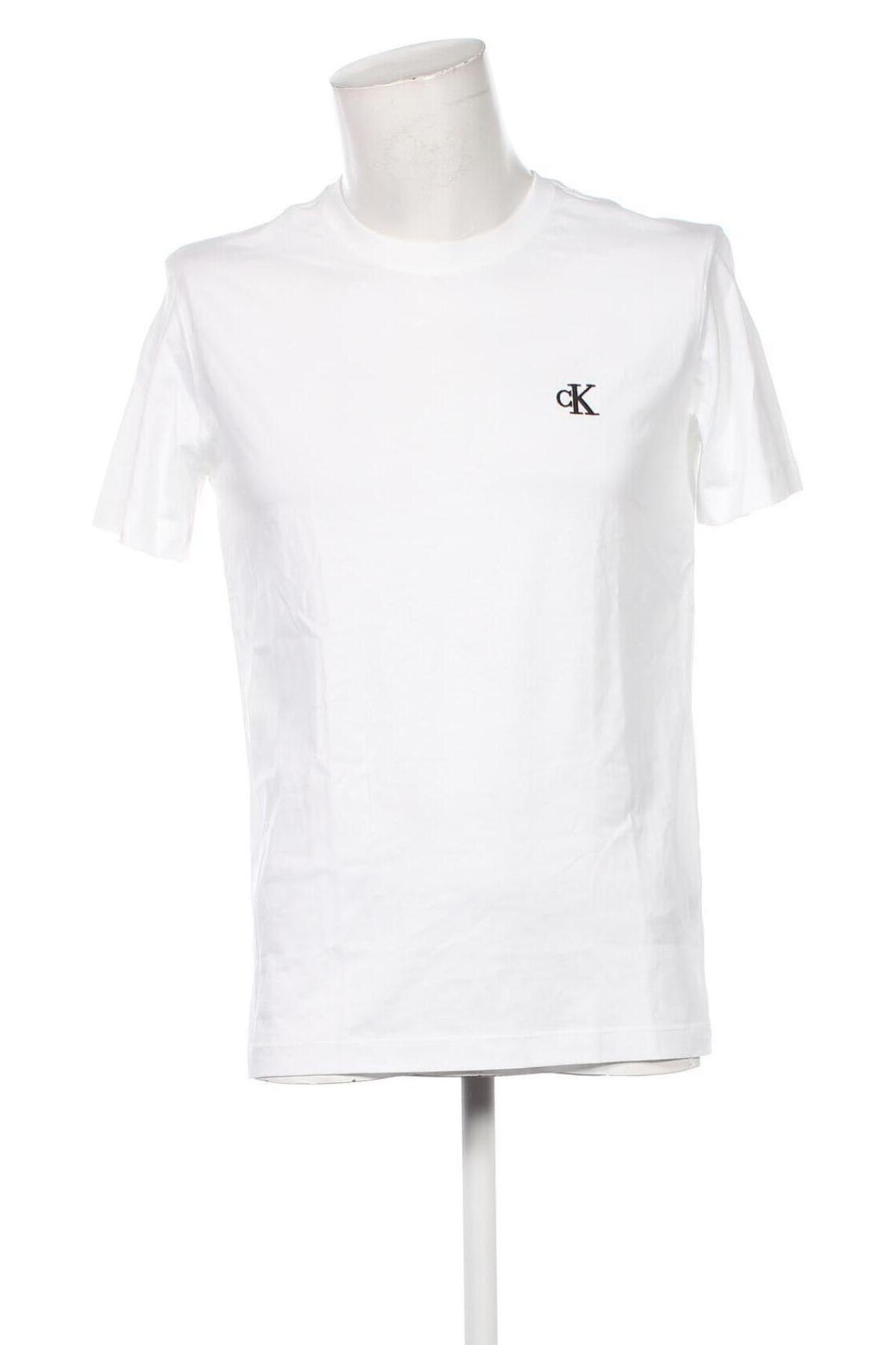 Ανδρικό t-shirt Calvin Klein Jeans, Μέγεθος L, Χρώμα Λευκό, Τιμή 30,99 €