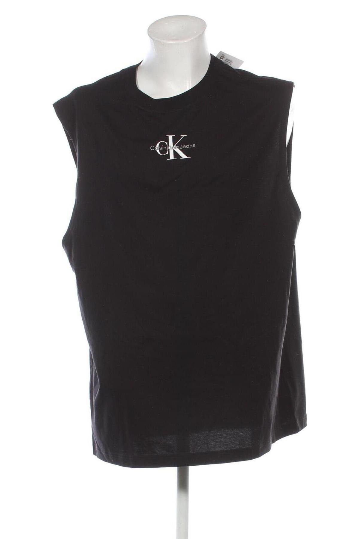 Herren Tanktop Calvin Klein Jeans, Größe XXL, Farbe Schwarz, Preis € 37,99