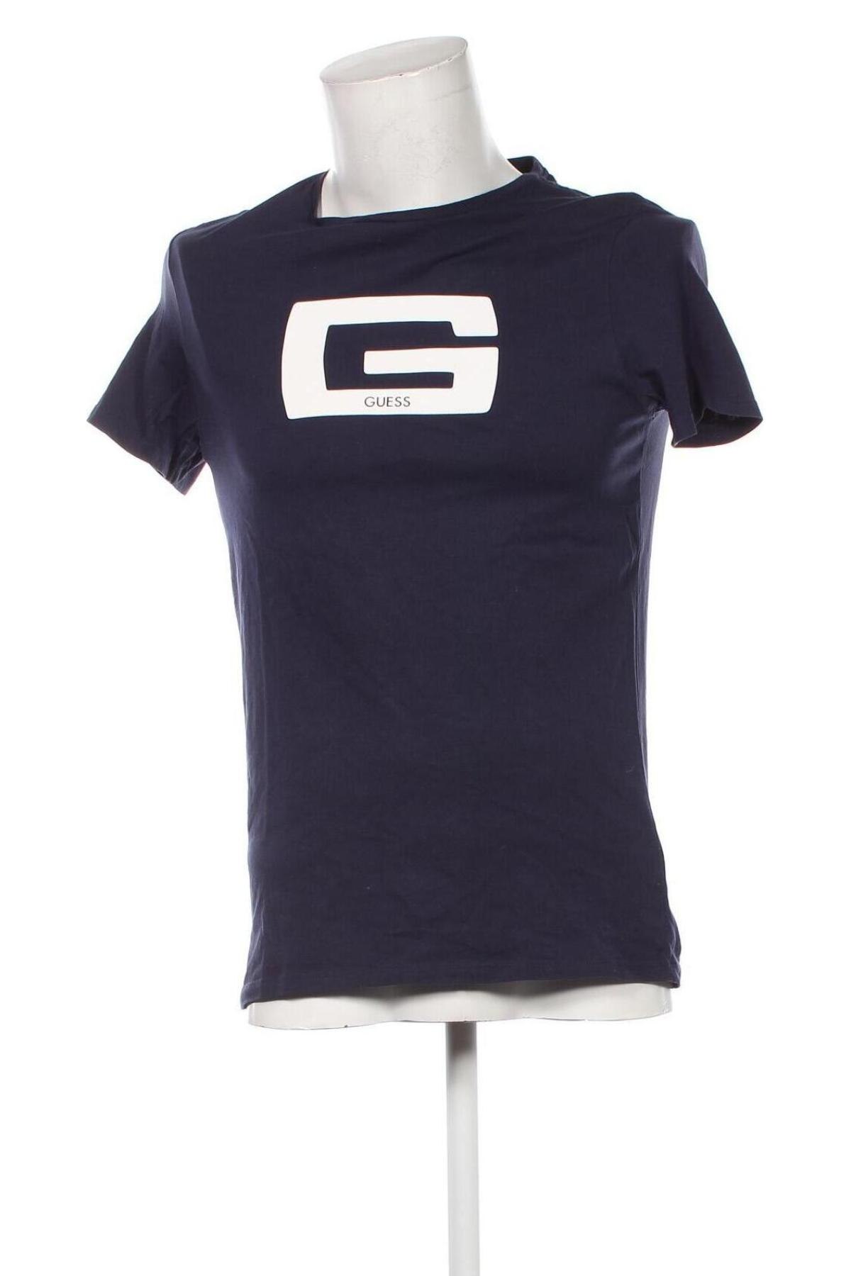 Ανδρικό t-shirt Guess, Μέγεθος L, Χρώμα Μπλέ, Τιμή 17,39 €