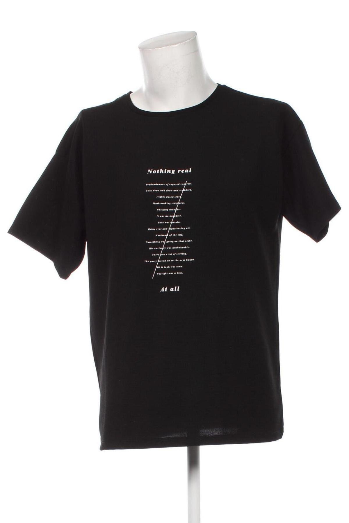 Ανδρικό t-shirt Pull&Bear, Μέγεθος L, Χρώμα Μαύρο, Τιμή 5,99 €