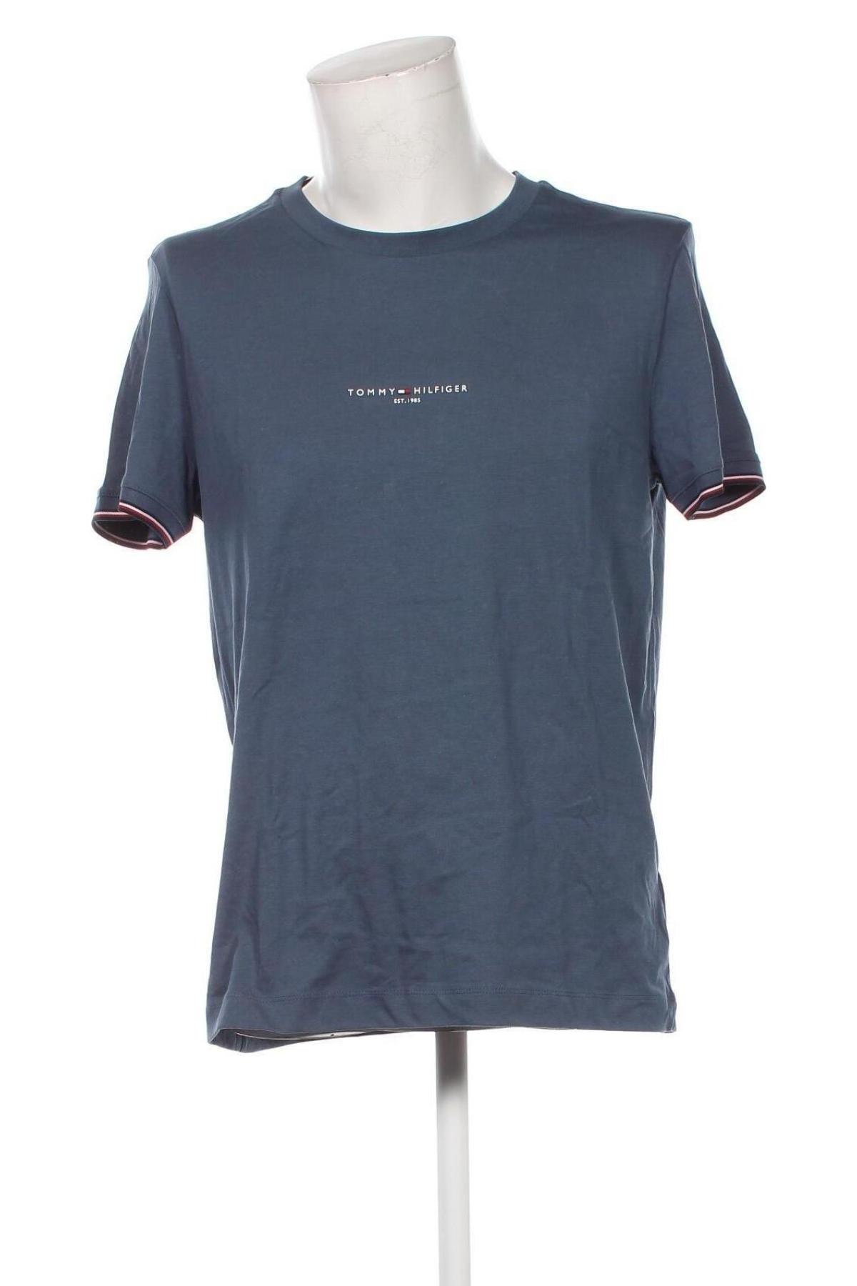 Tricou de bărbați Tommy Hilfiger, Mărime XL, Culoare Albastru, Preț 269,99 Lei