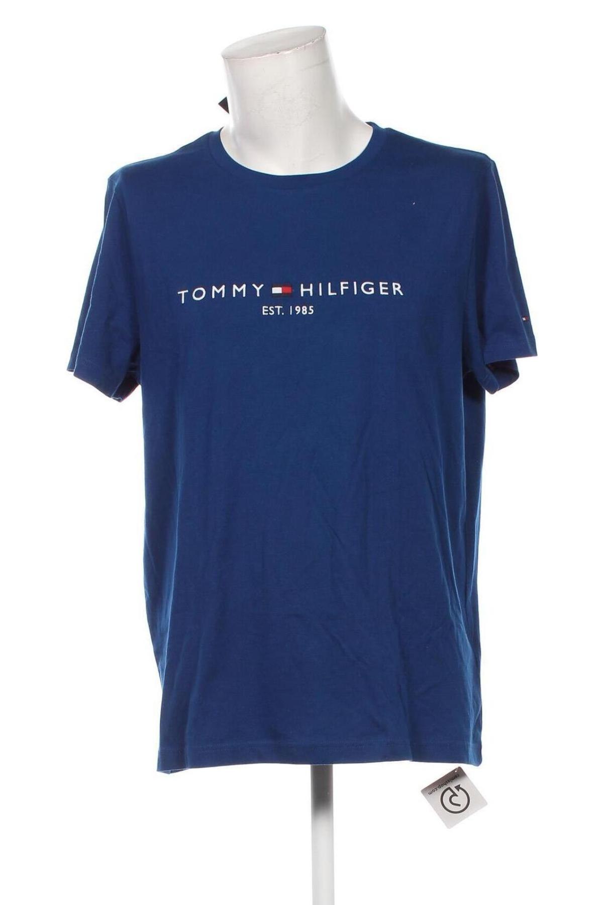 Herren T-Shirt Tommy Hilfiger, Größe XXL, Farbe Blau, Preis 57,49 €