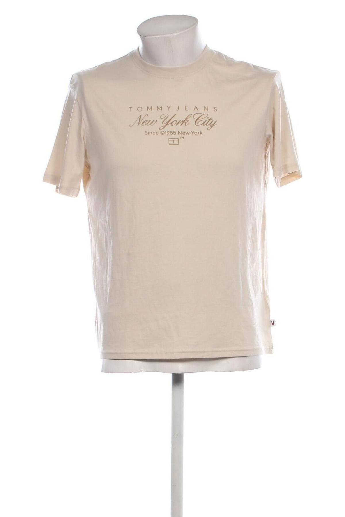 Herren T-Shirt Tommy Jeans, Größe M, Farbe Beige, Preis € 34,99