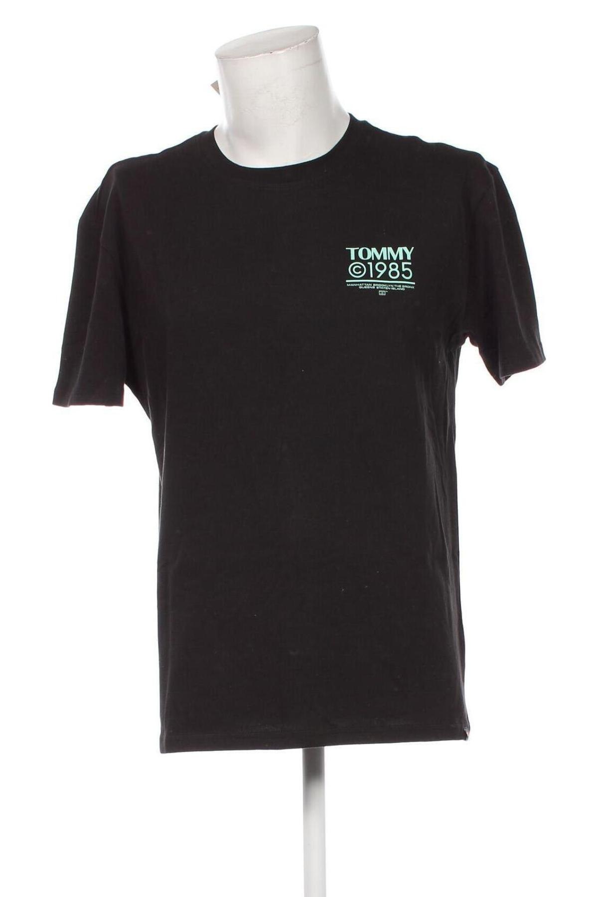 Herren T-Shirt Tommy Jeans, Größe M, Farbe Schwarz, Preis 40,49 €