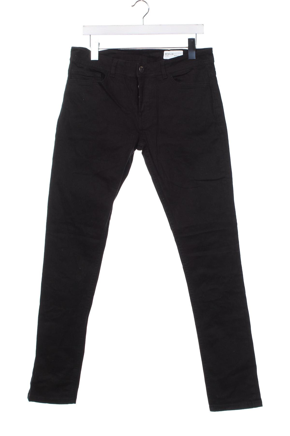 Blugi de bărbați Denim Co., Mărime M, Culoare Negru, Preț 38,99 Lei