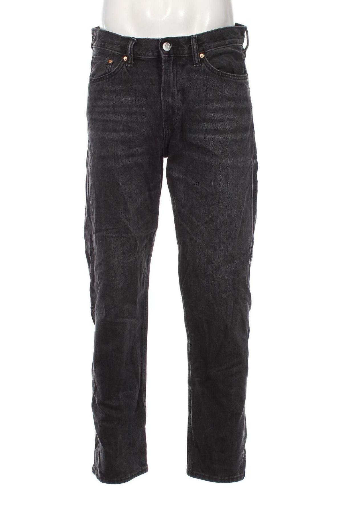 Herren Jeans H&M, Größe L, Farbe Schwarz, Preis 15,49 €