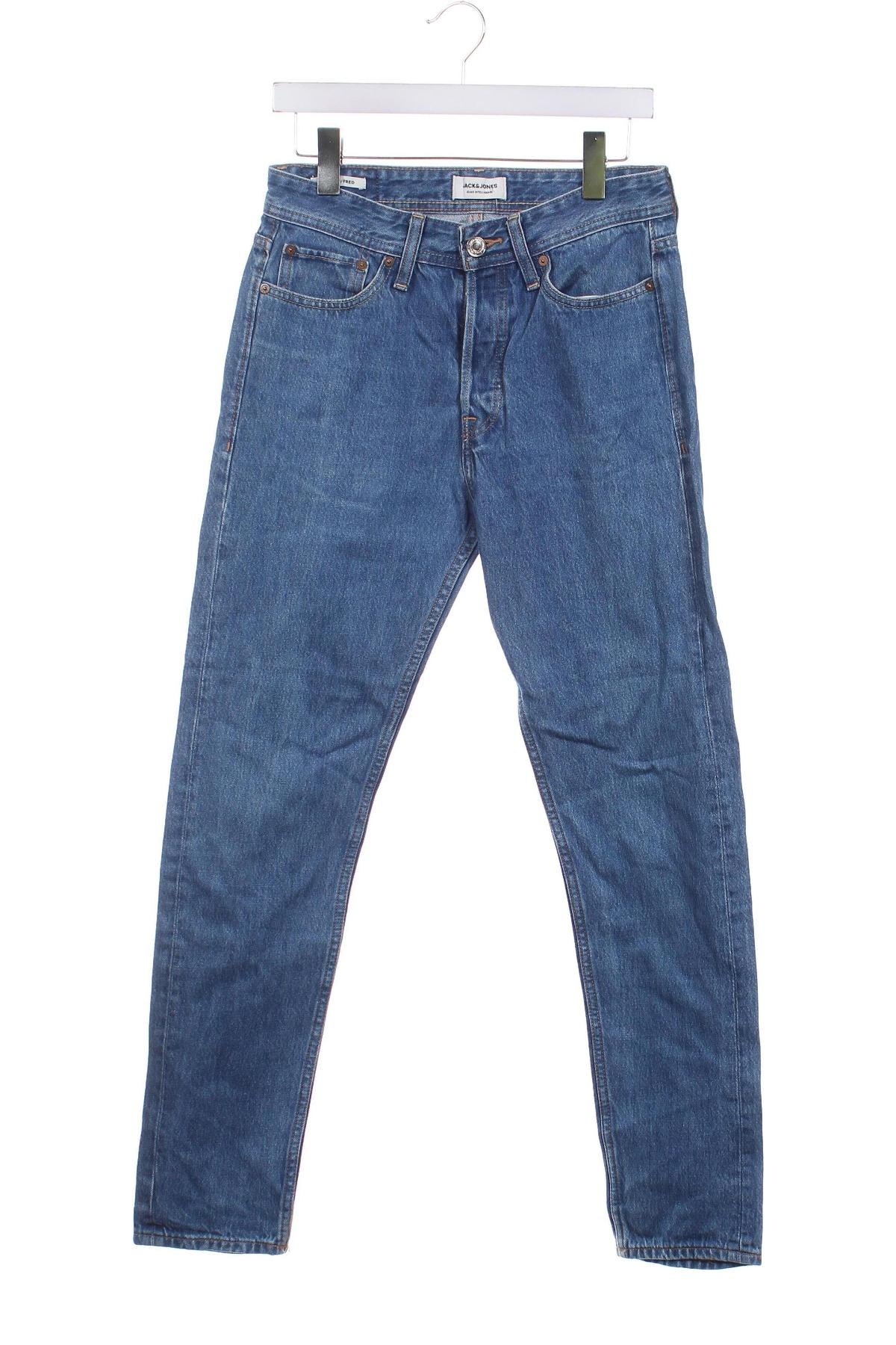 Męskie jeansy Jack & Jones, Rozmiar S, Kolor Niebieski, Cena 53,99 zł