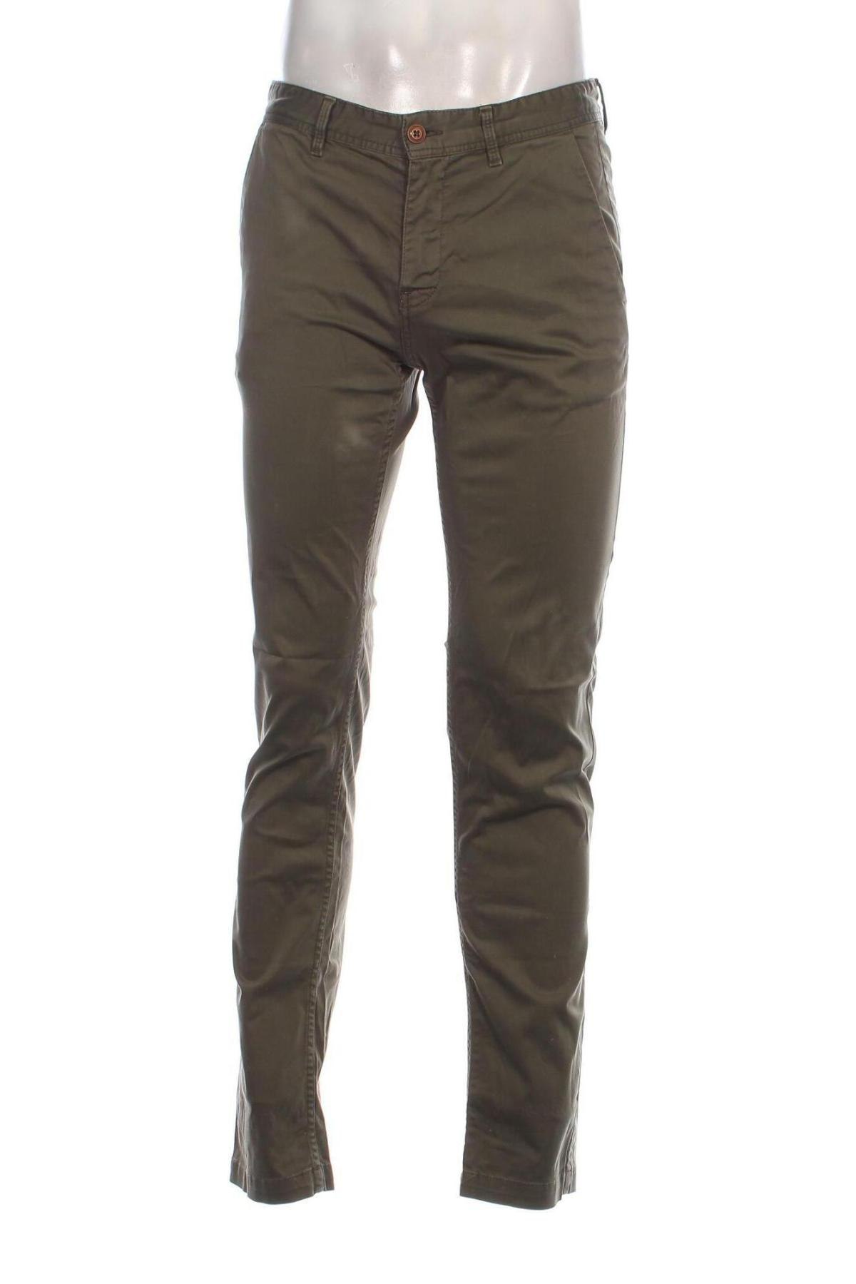 Pantaloni de bărbați BOSS, Mărime M, Culoare Verde, Preț 197,99 Lei