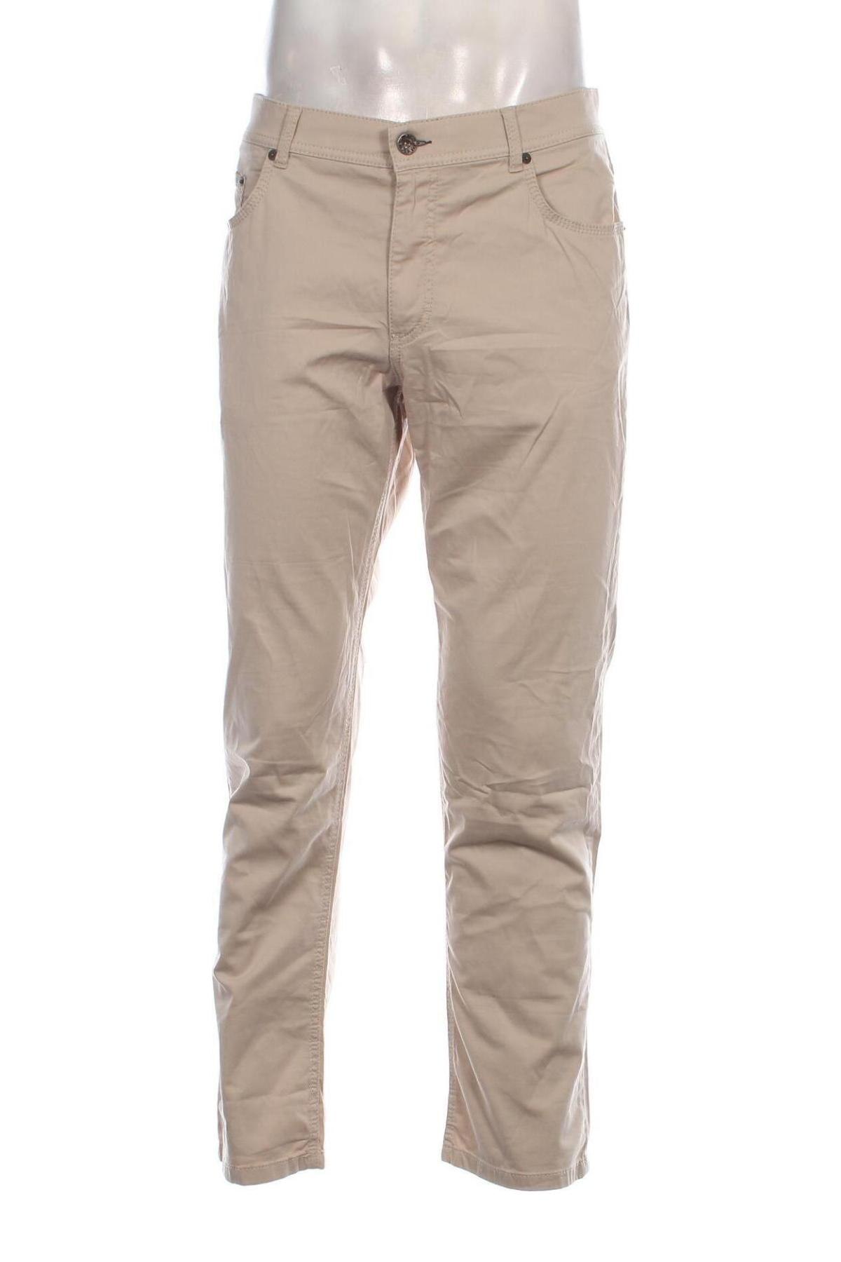 Herrenhose Brax, Größe L, Farbe Beige, Preis 19,49 €