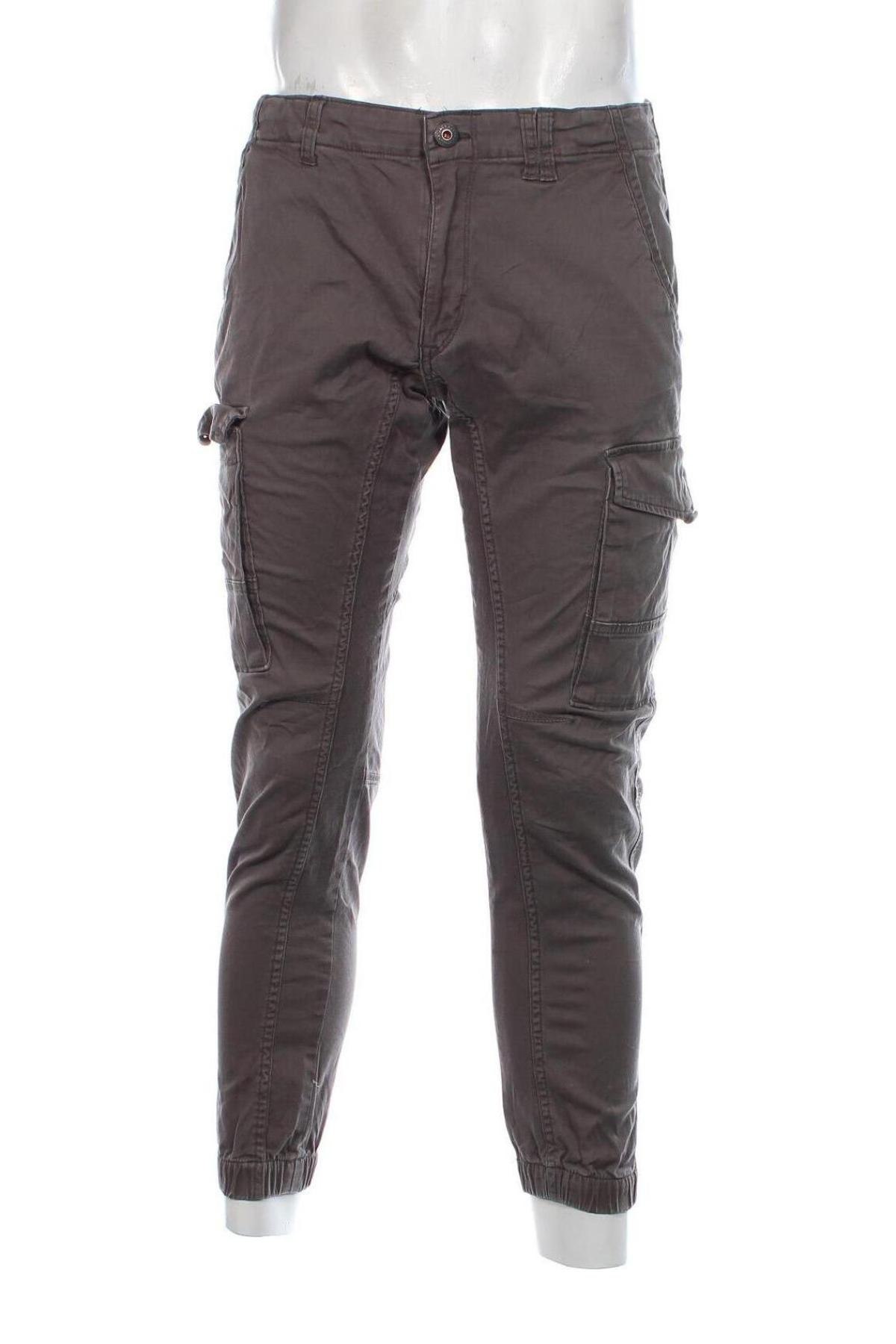 Pantaloni de bărbați Jack & Jones, Mărime L, Culoare Gri, Preț 67,99 Lei