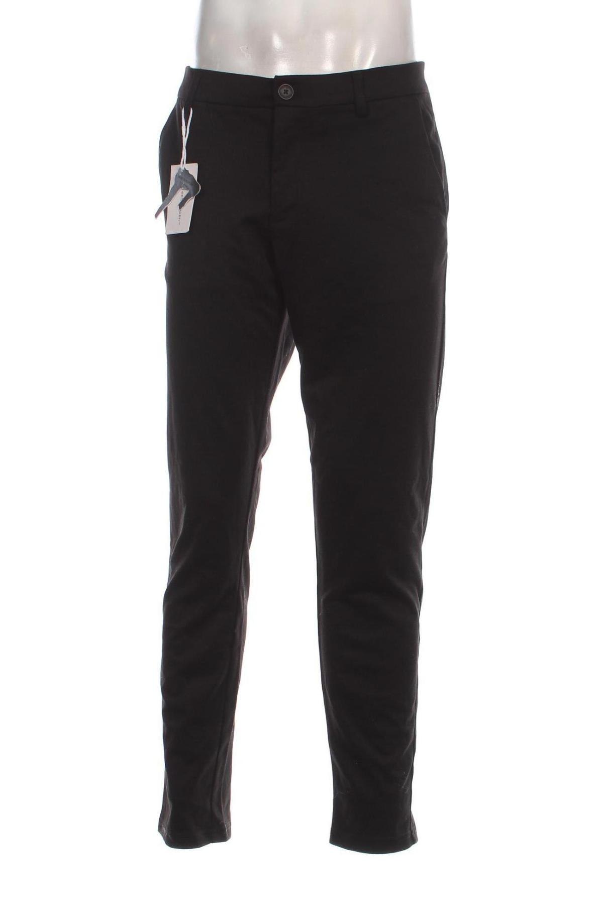 Pantaloni de bărbați TeeShoppen, Mărime XL, Culoare Negru, Preț 124,99 Lei