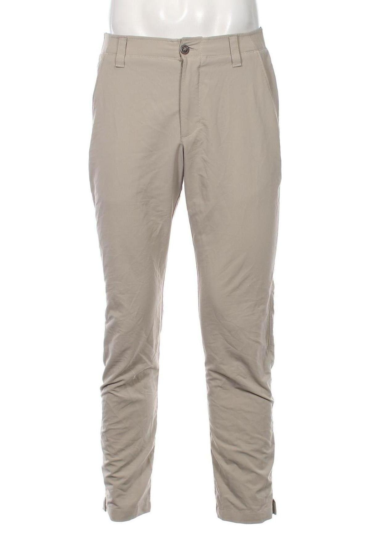 Pantaloni de bărbați Under Armour, Mărime M, Culoare Bej, Preț 171,99 Lei