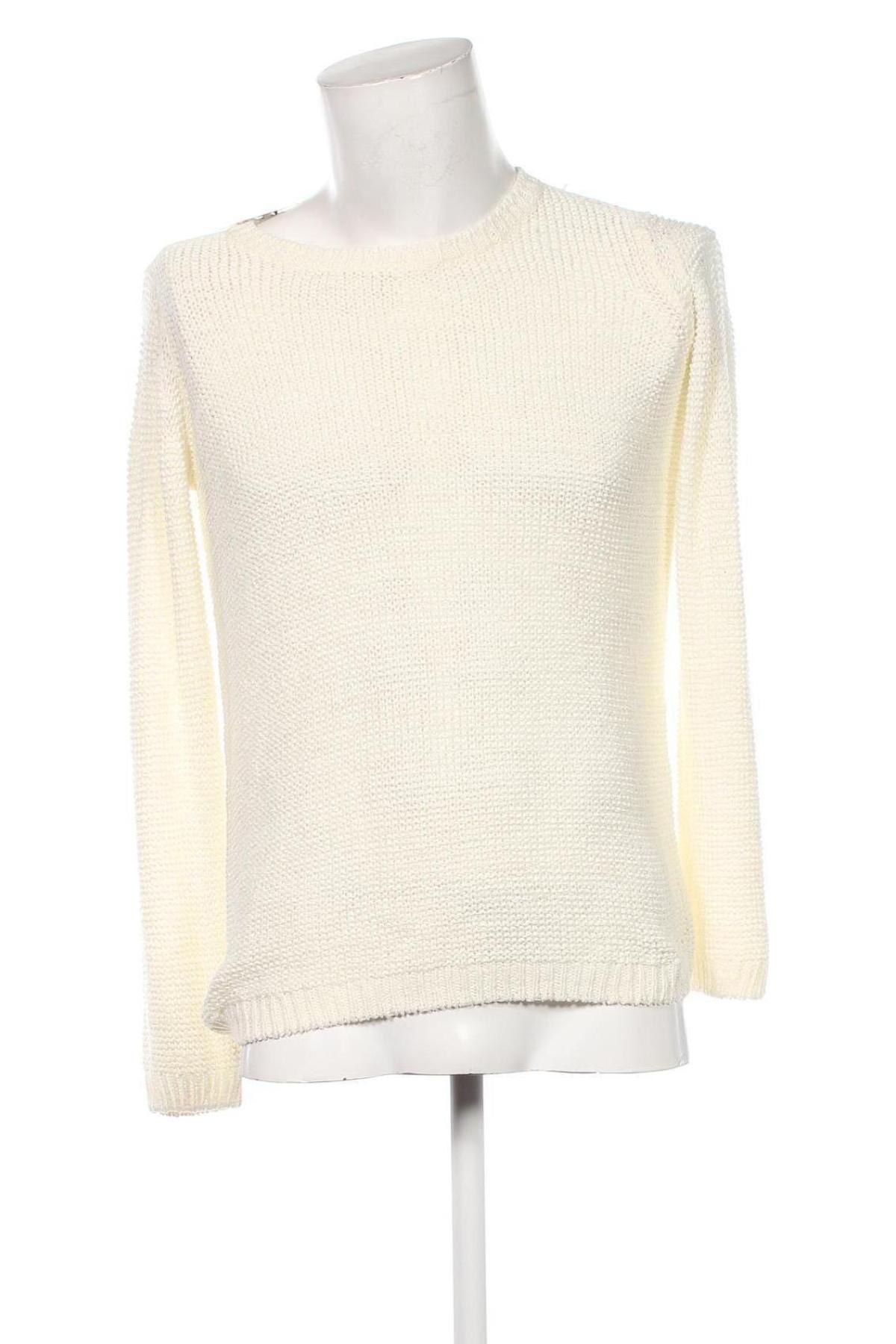 Herrenpullover, Größe M, Farbe Ecru, Preis € 18,00