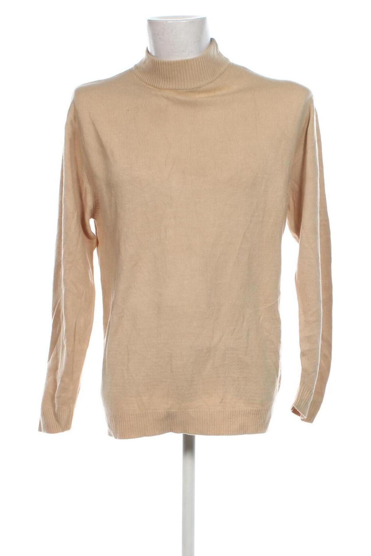 Herrenpullover, Größe L, Farbe Beige, Preis 13,99 €