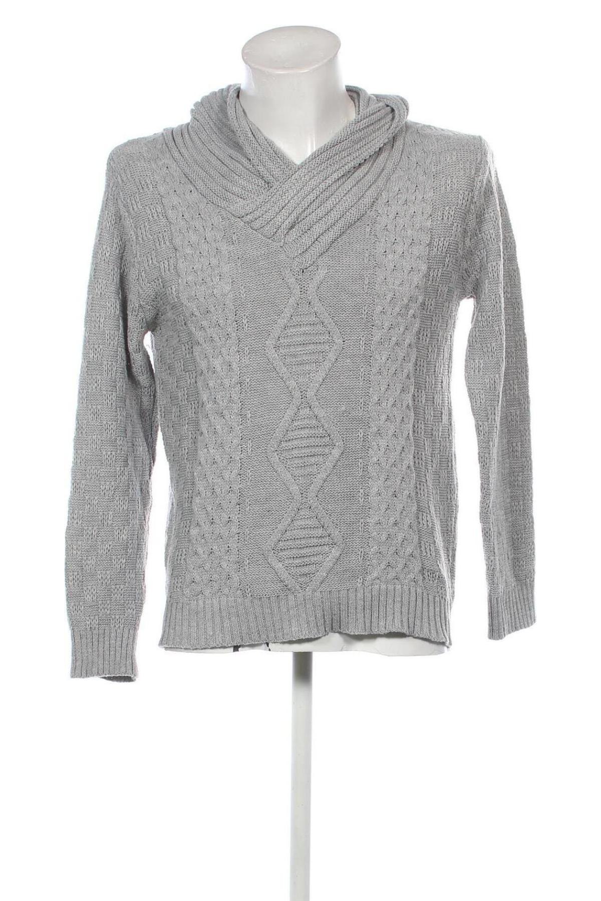 Herrenpullover, Größe L, Farbe Grau, Preis 13,99 €