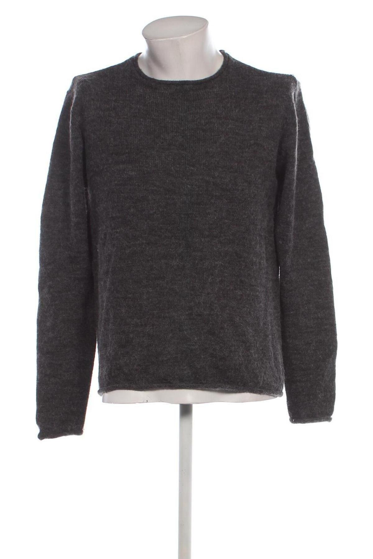 Herrenpullover ! Solid, Größe L, Farbe Grau, Preis € 17,49