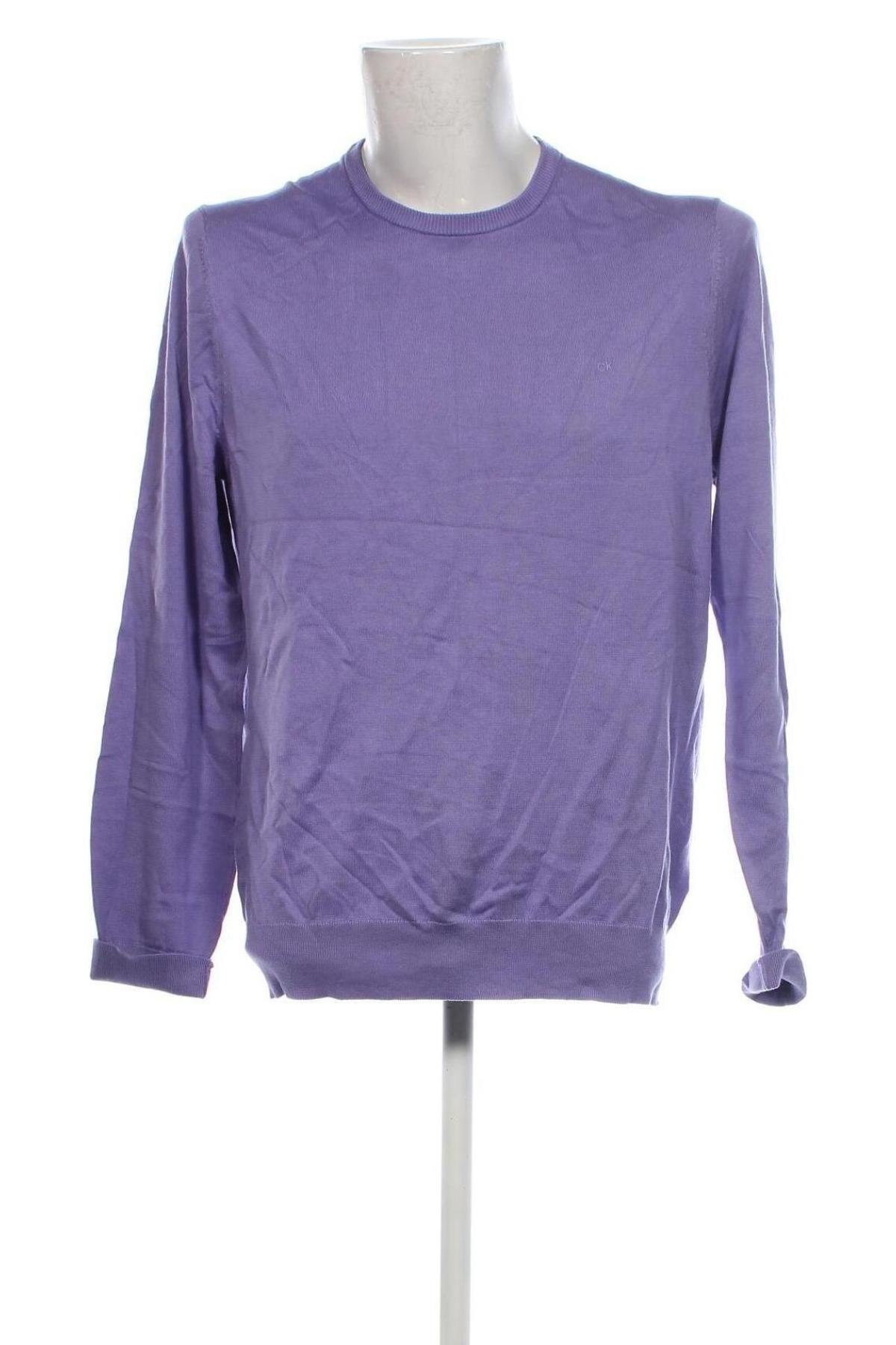 Herrenpullover Calvin Klein, Größe L, Farbe Lila, Preis € 37,99