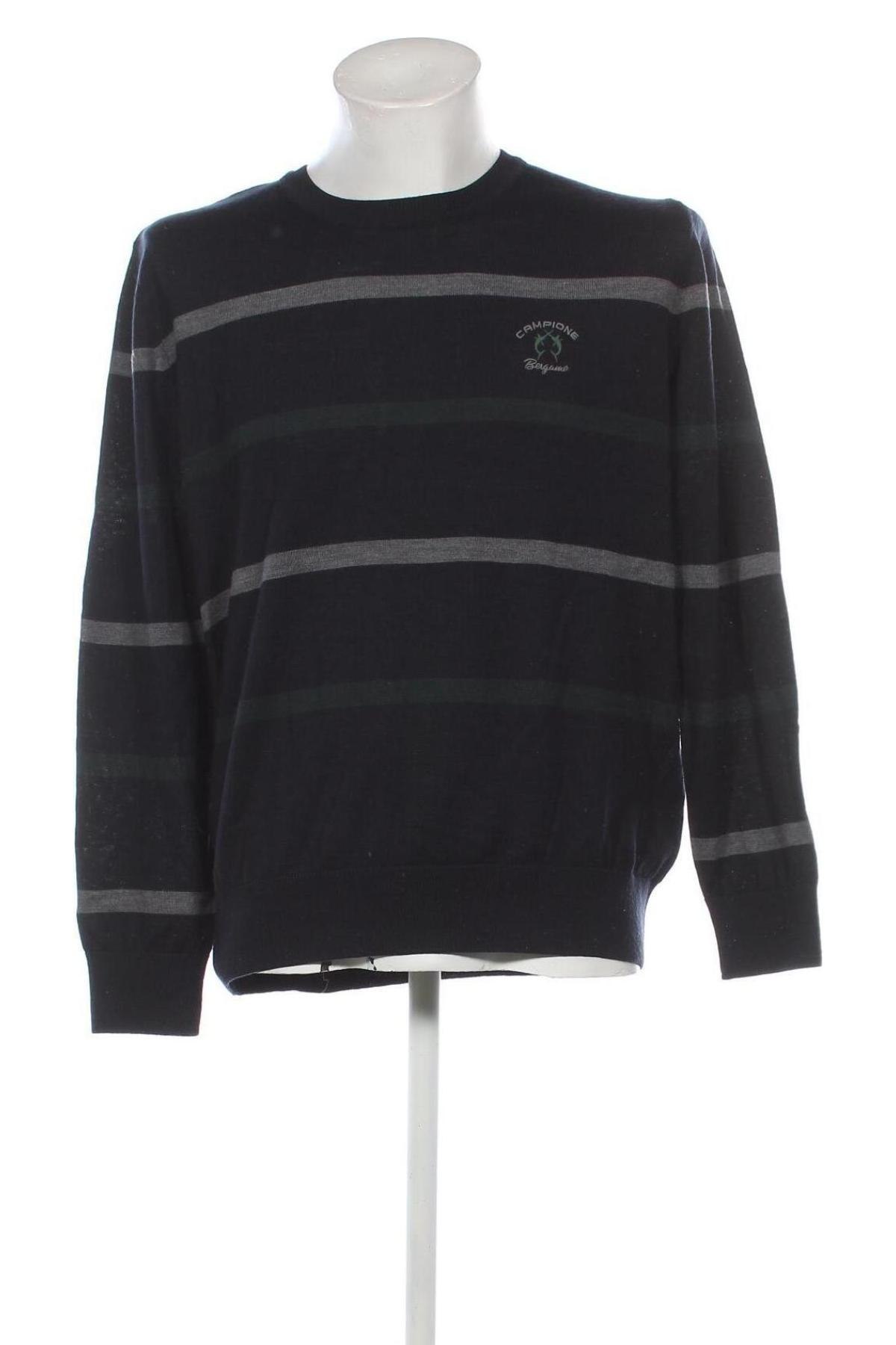 Herrenpullover Campione, Größe L, Farbe Blau, Preis 28,49 €