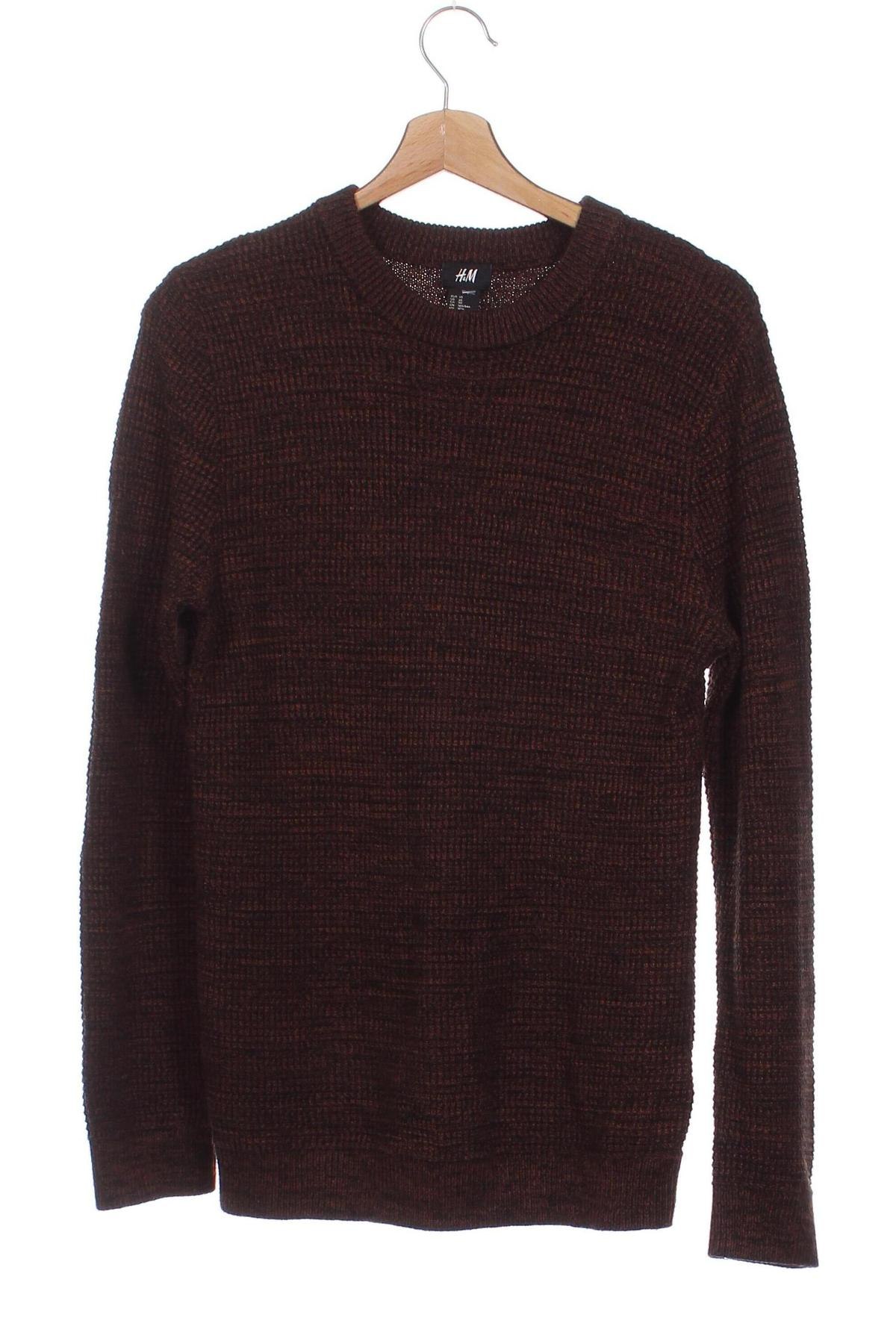 Męski sweter H&M, Rozmiar XS, Kolor Brązowy, Cena 56,99 zł