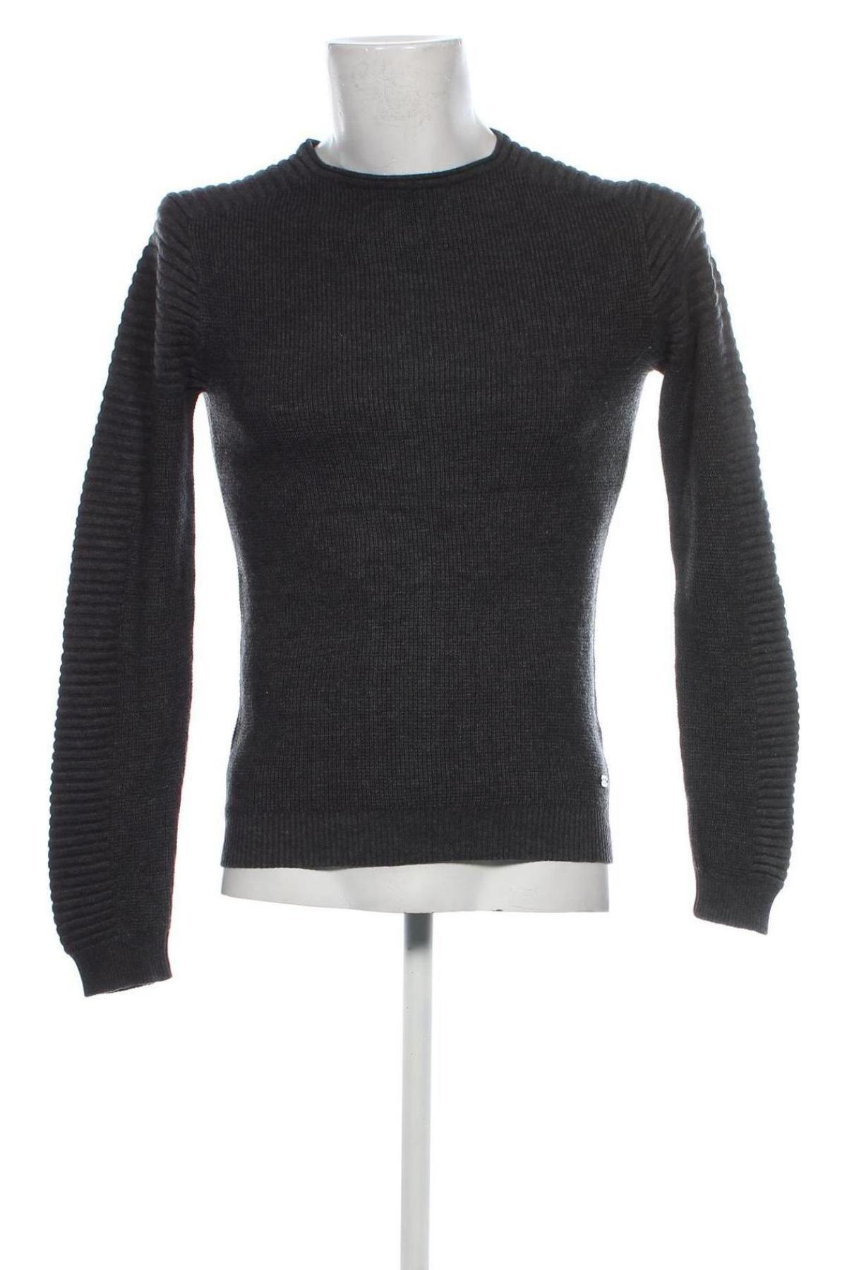 Herrenpullover Much More, Größe S, Farbe Grau, Preis 13,99 €