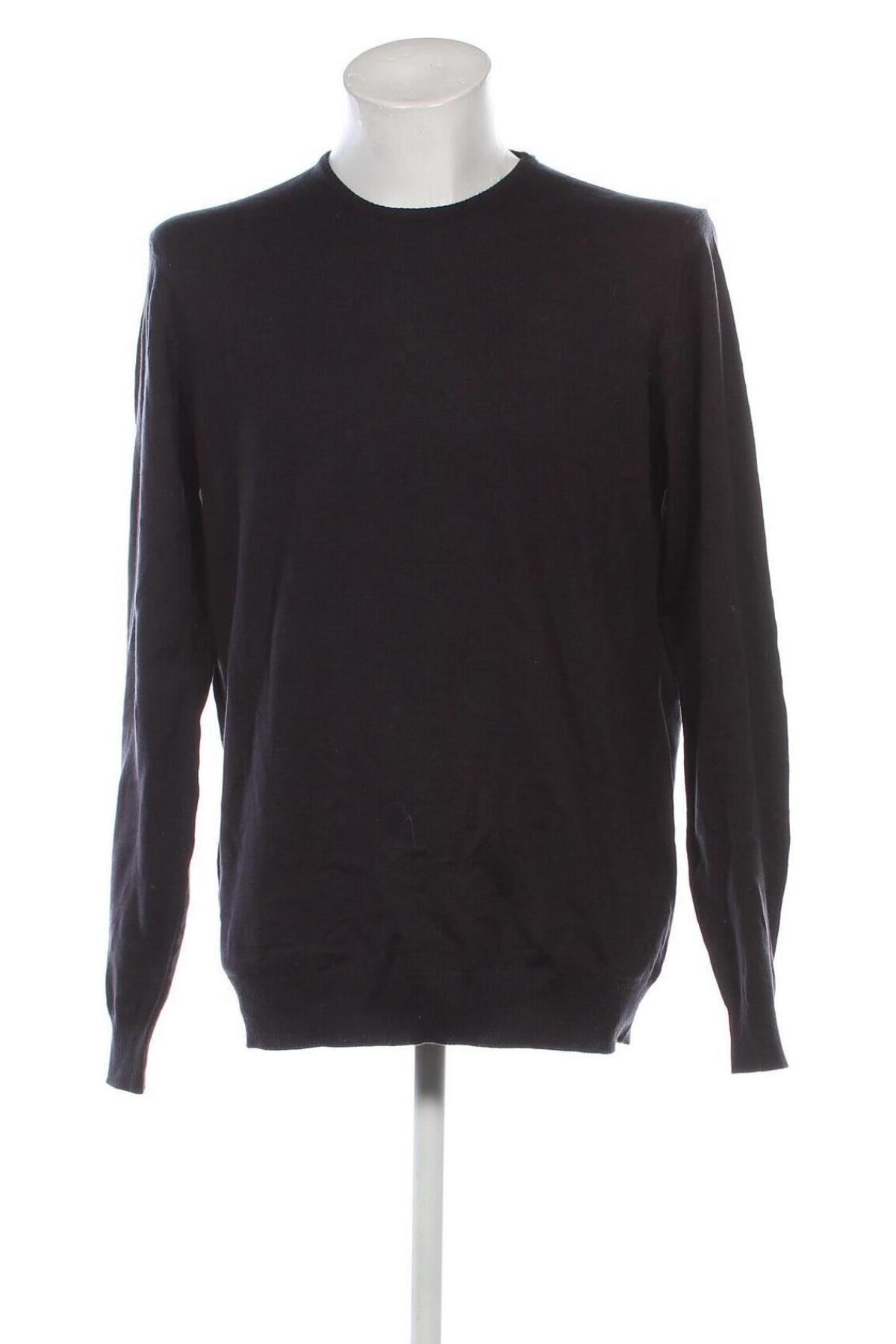 Herrenpullover Piazza Italia, Größe XXL, Farbe Schwarz, Preis € 14,99