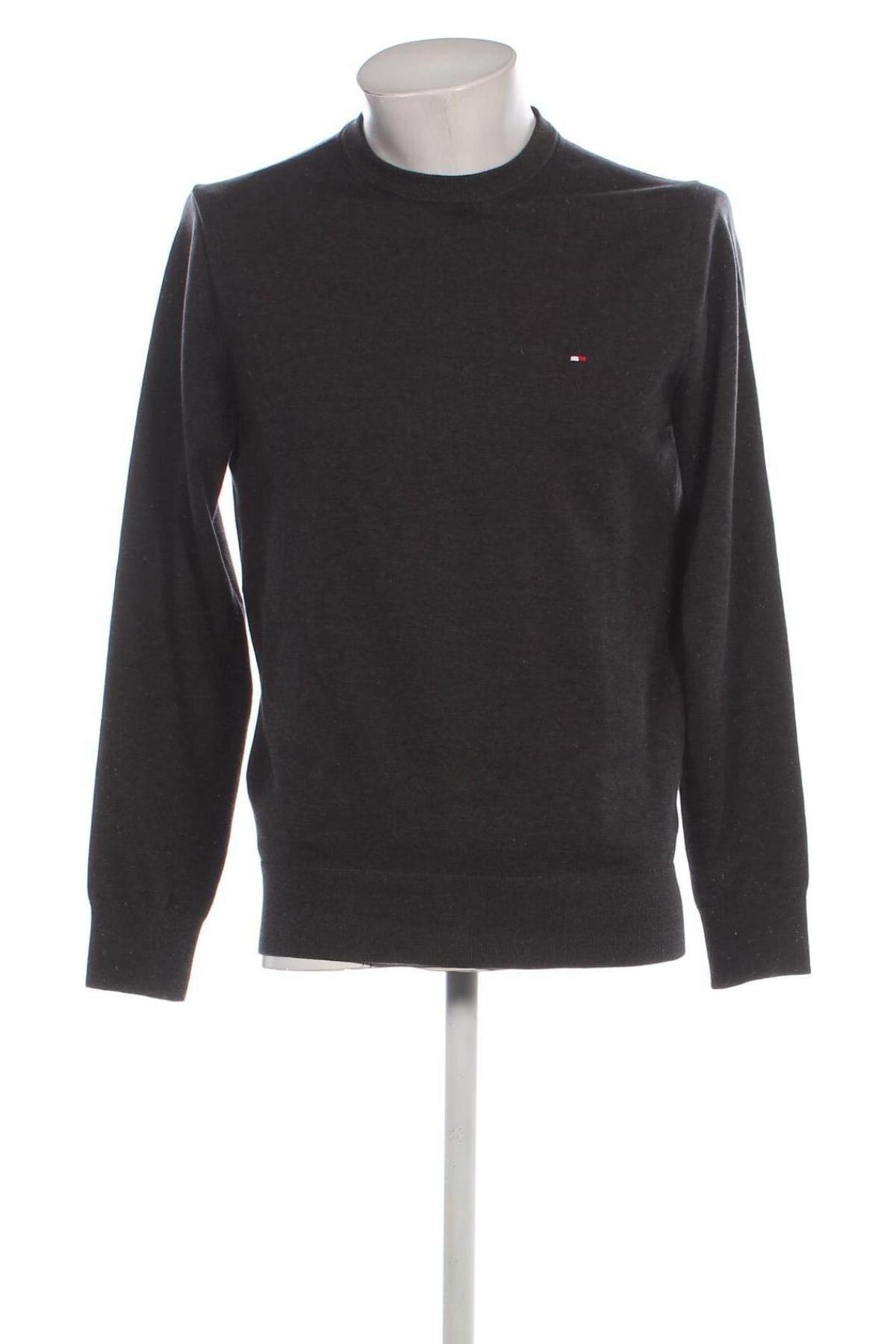 Herrenpullover Tommy Hilfiger, Größe M, Farbe Grau, Preis 150,99 €