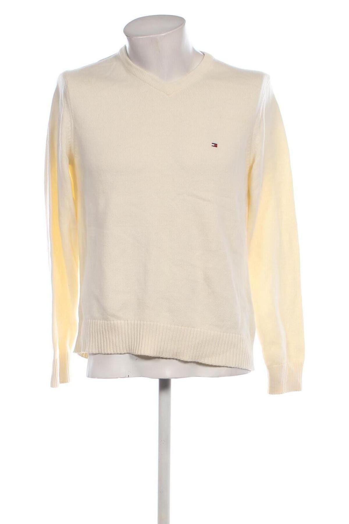 Herrenpullover Tommy Hilfiger, Größe M, Farbe Ecru, Preis € 40,49