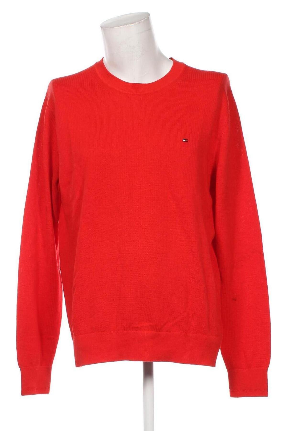 Herrenpullover Tommy Hilfiger, Größe 3XL, Farbe Rot, Preis € 91,99