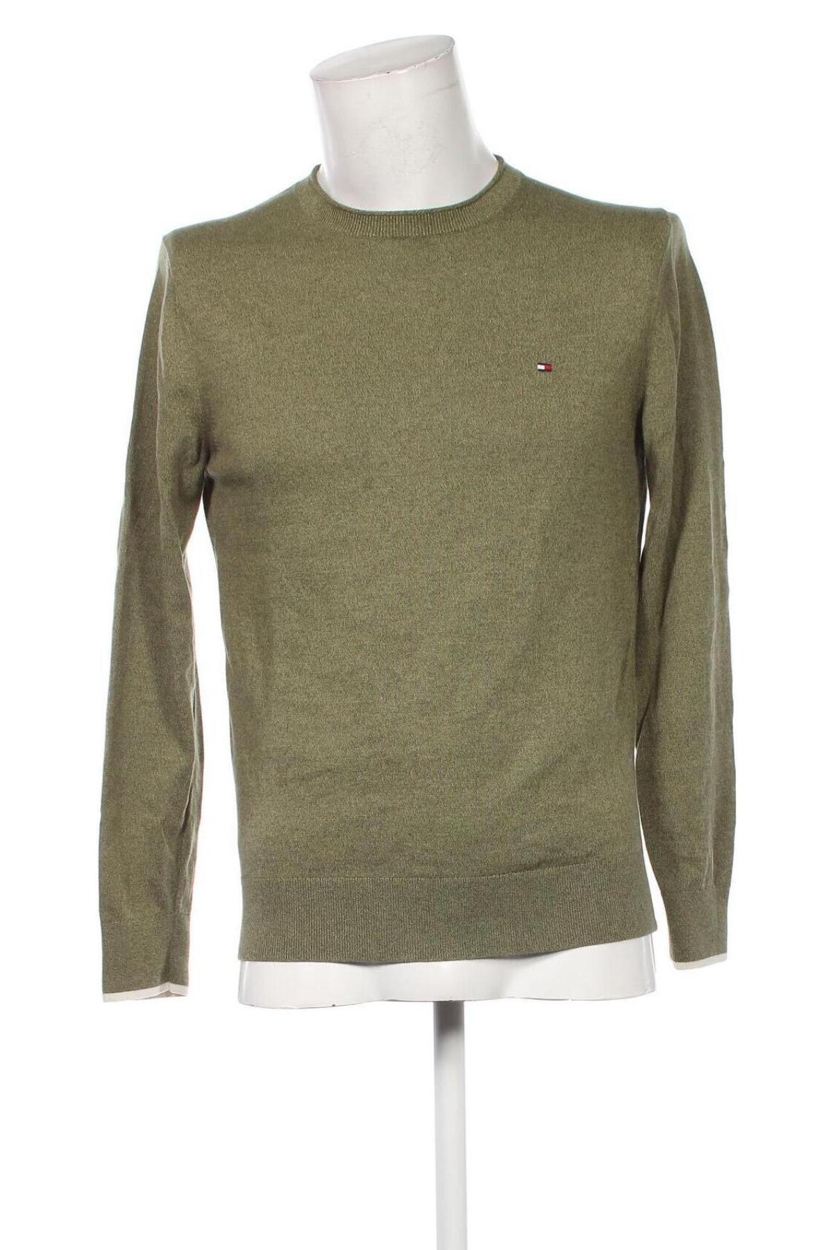 Pánsky sveter  Tommy Hilfiger, Veľkosť M, Farba Zelená, Cena  115,45 €