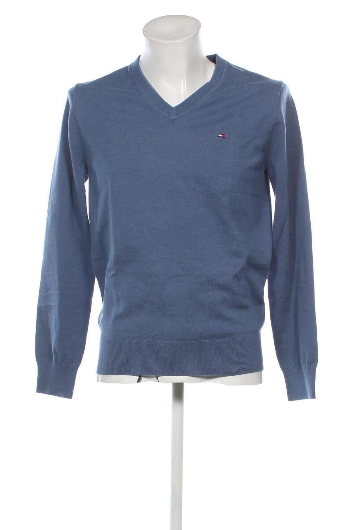 Herrenpullover Tommy Hilfiger, Größe M, Farbe Blau, Preis 150,99 €