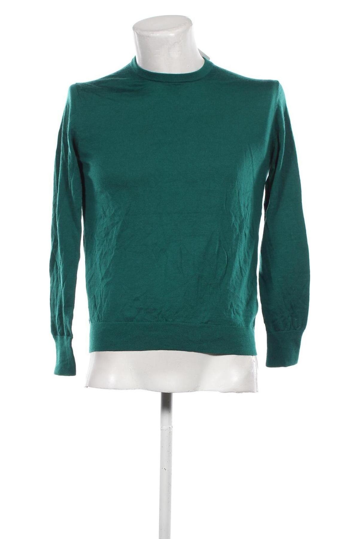 Pulover de bărbați Uniqlo, Mărime L, Culoare Verde, Preț 86,99 Lei