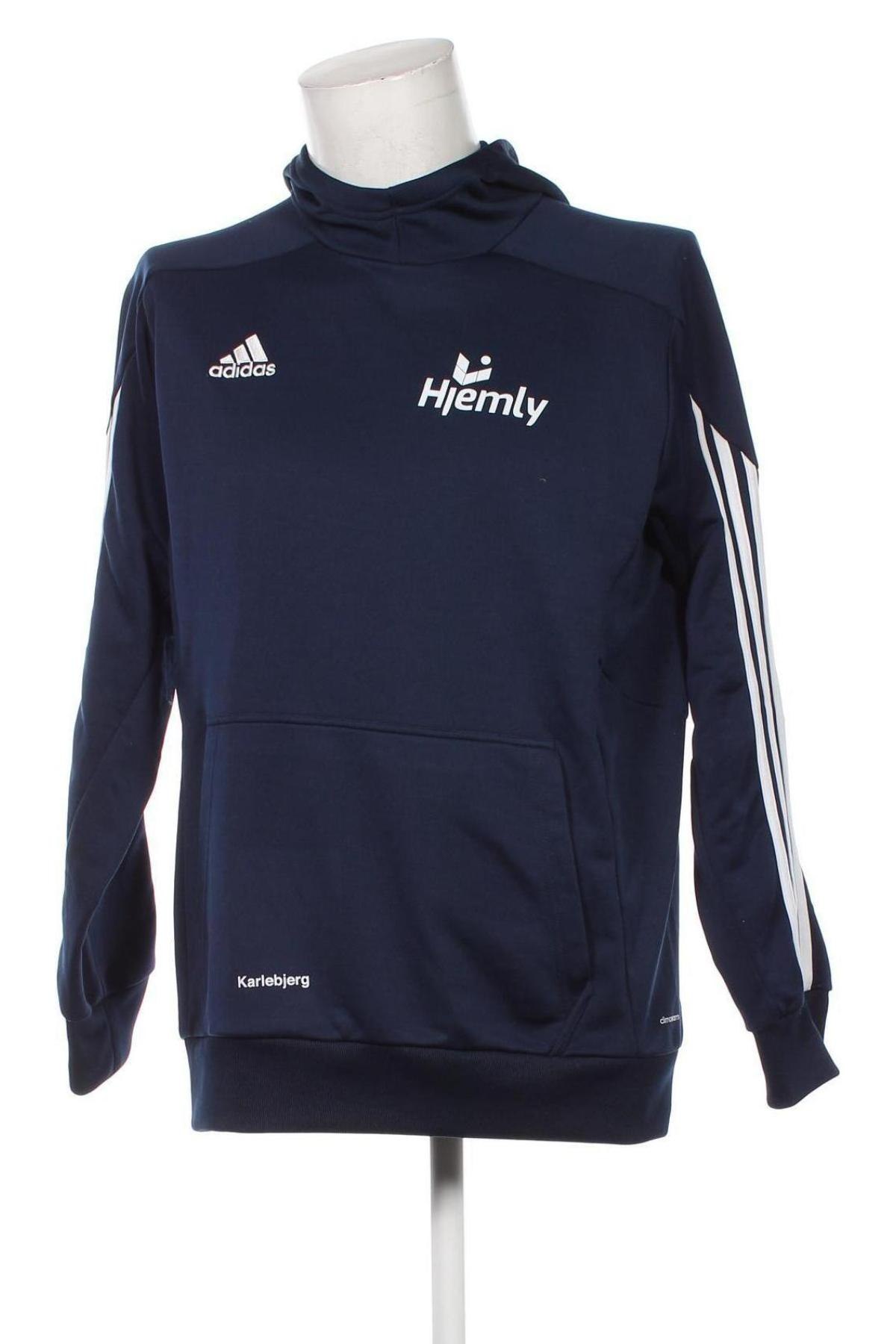 Herren Sweatshirt Adidas, Größe L, Farbe Blau, Preis € 34,99