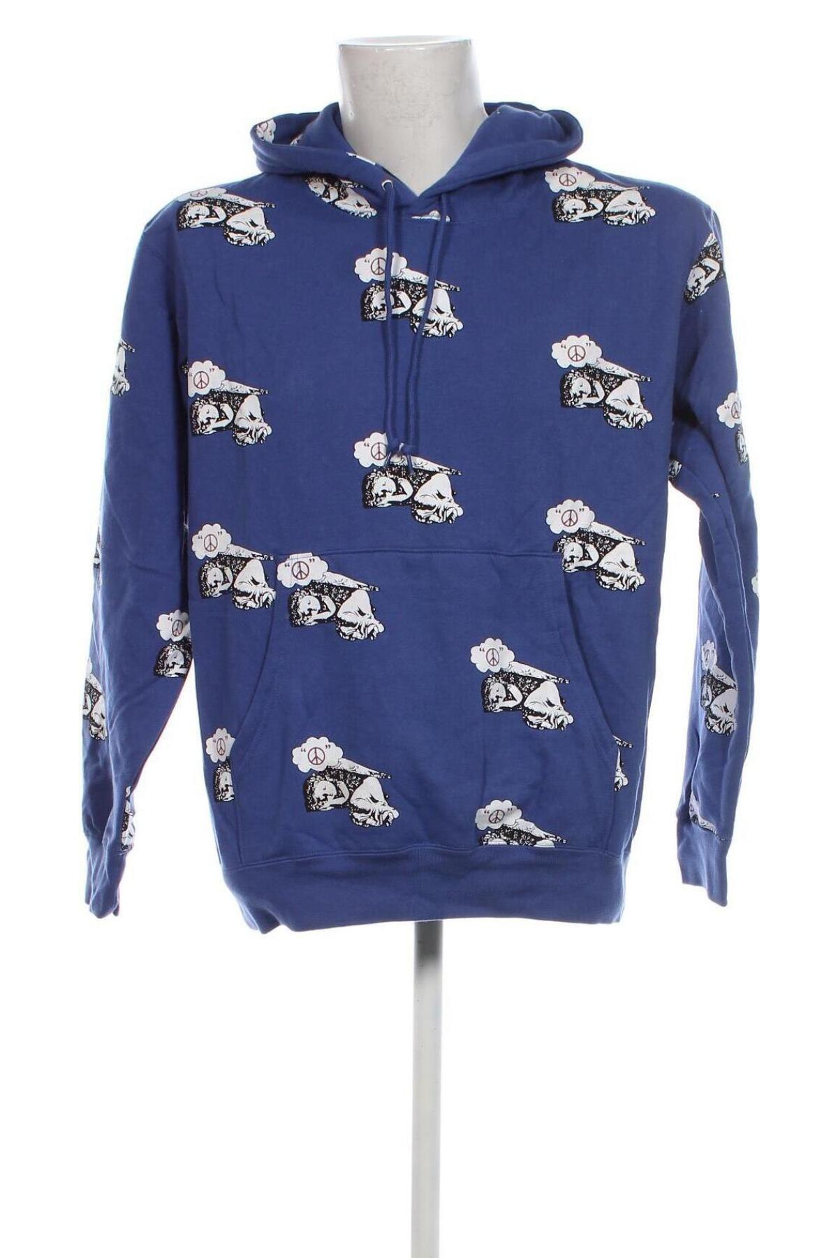 Herren Sweatshirt Obey, Größe M, Farbe Blau, Preis € 36,99