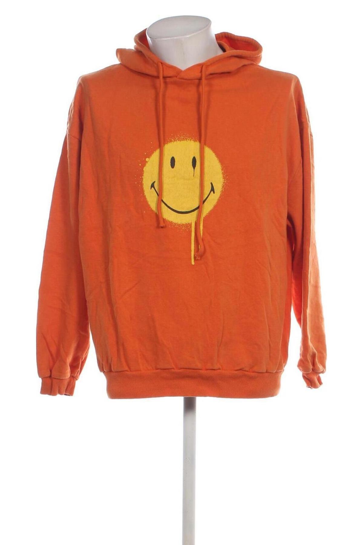 Herren Sweatshirt Stradivarius, Größe M, Farbe Orange, Preis € 27,49