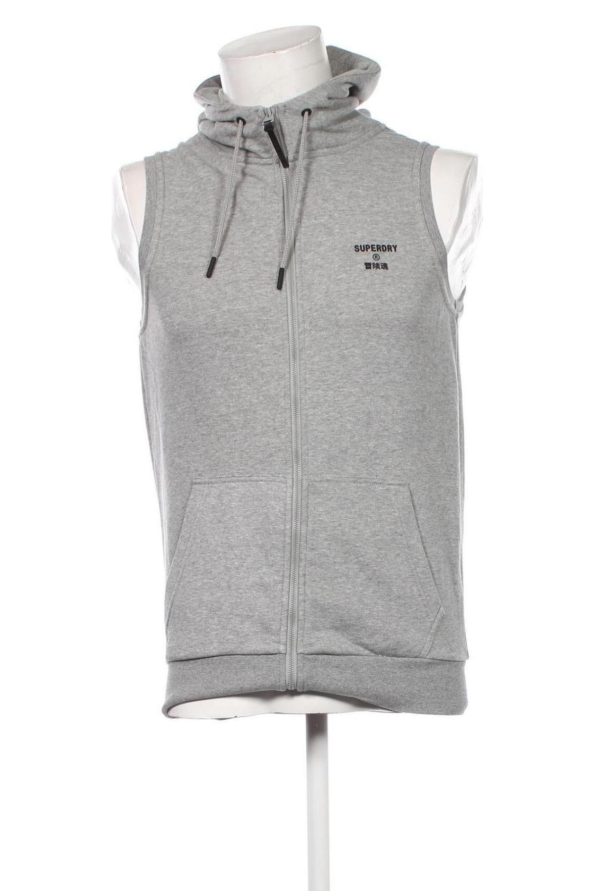 Herren Sweatshirt Superdry, Größe L, Farbe Grau, Preis € 10,99