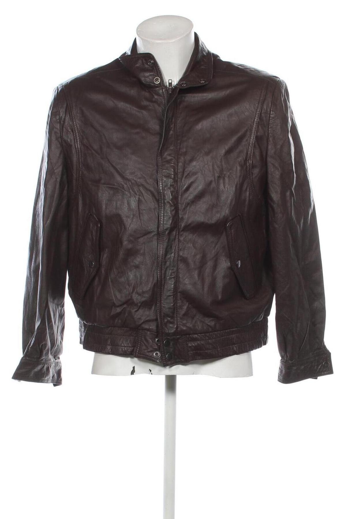 Herren Lederjacke, Größe M, Farbe Braun, Preis 56,49 €