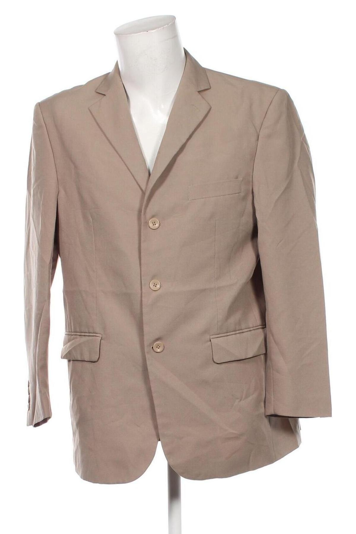 Herren Sakko, Größe L, Farbe Beige, Preis 9,99 €